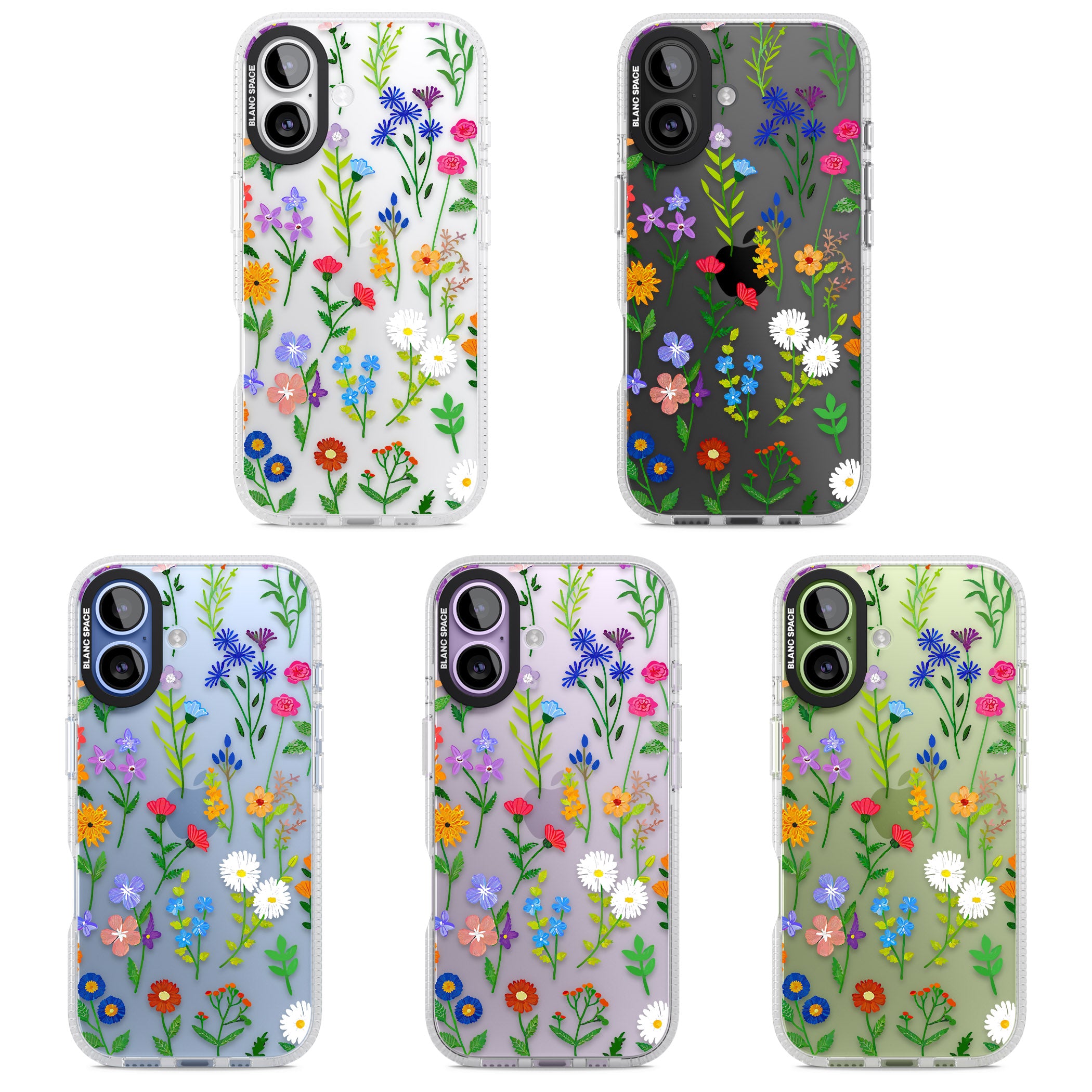 Wildflower Garden iPhone 17 Impact Air Clear Phone Case APT Impact Protection