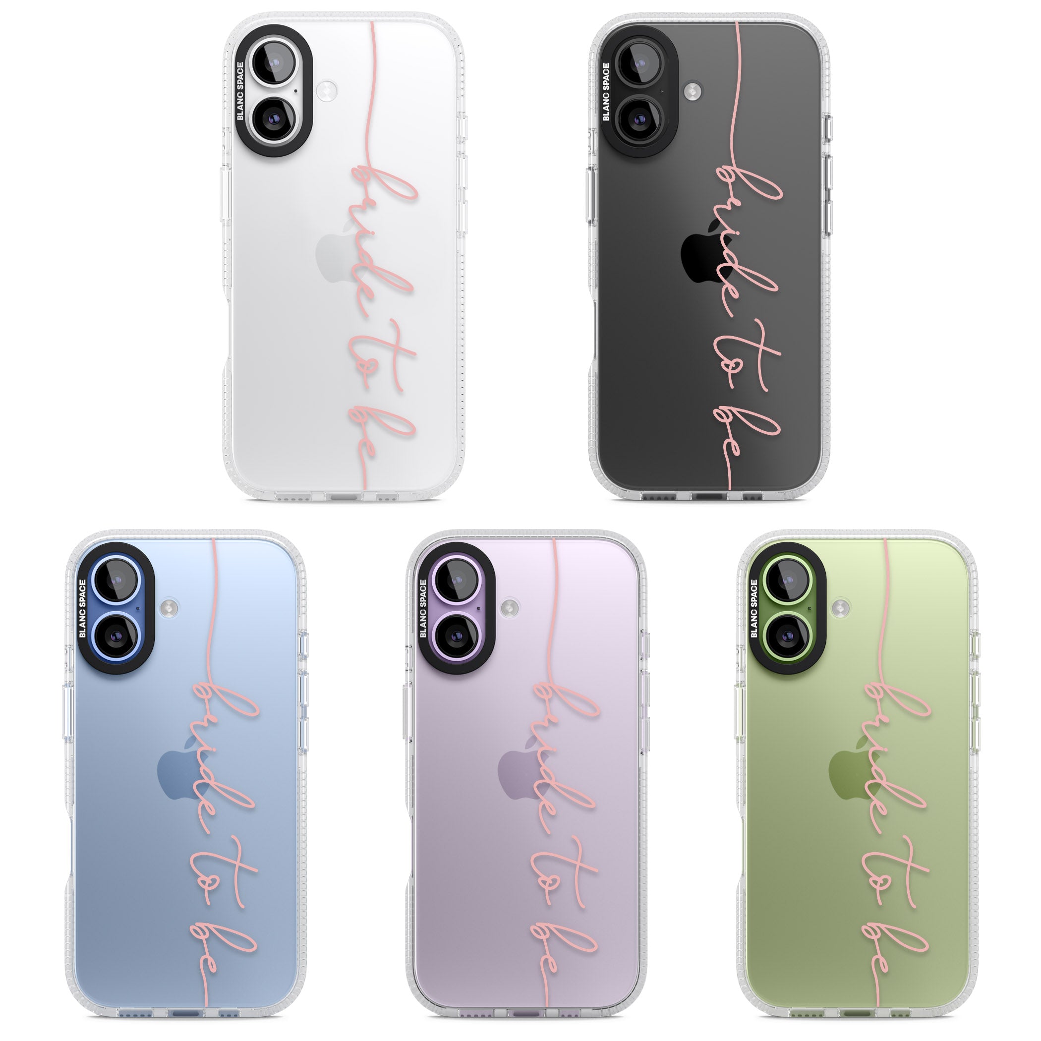 Bride To Be iPhone 17 Impact Air Clear Phone Case APT Impact Protection