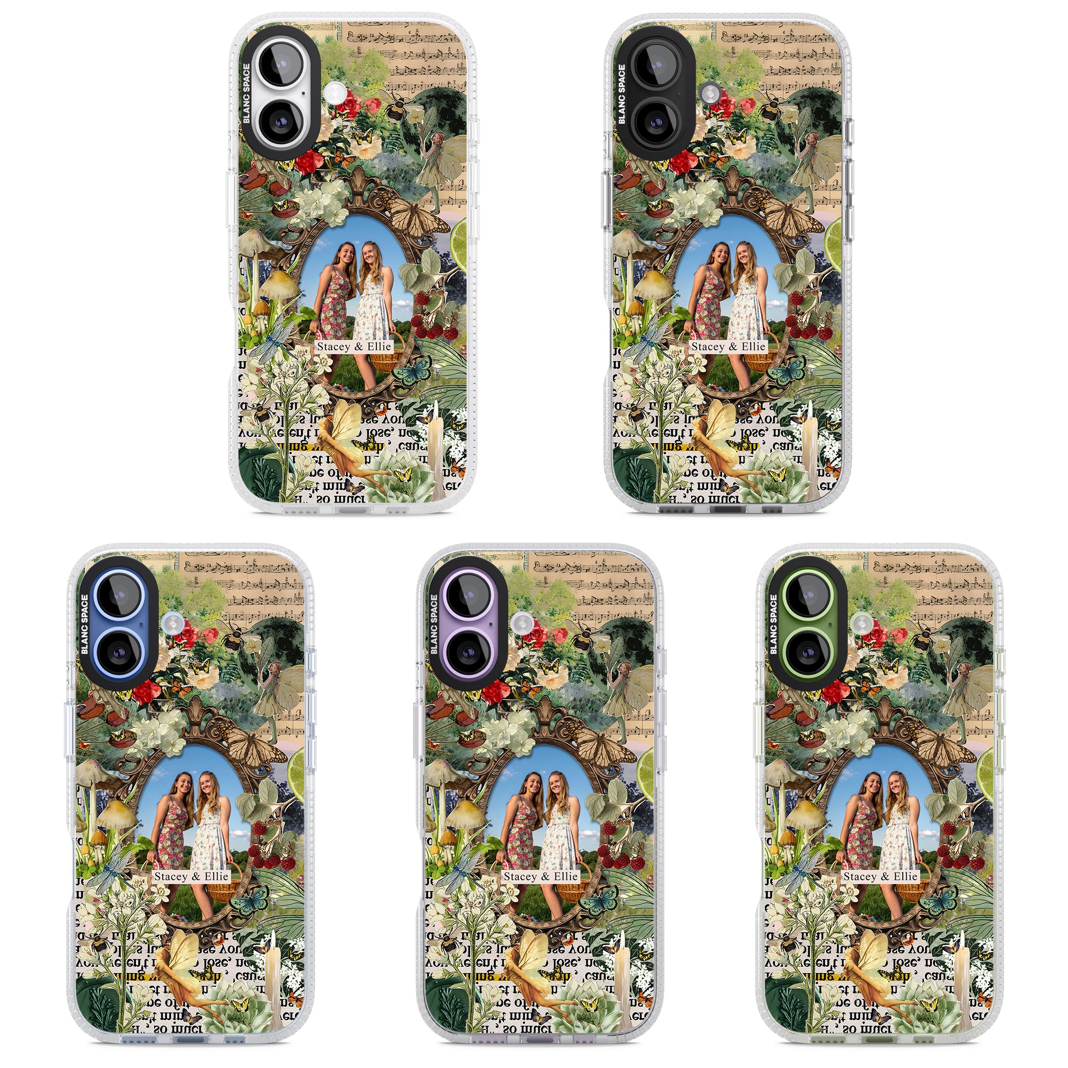 Personalised Cottage Garden Frame iPhone 17 Impact Air Clear Phone Case APT Impact Protection