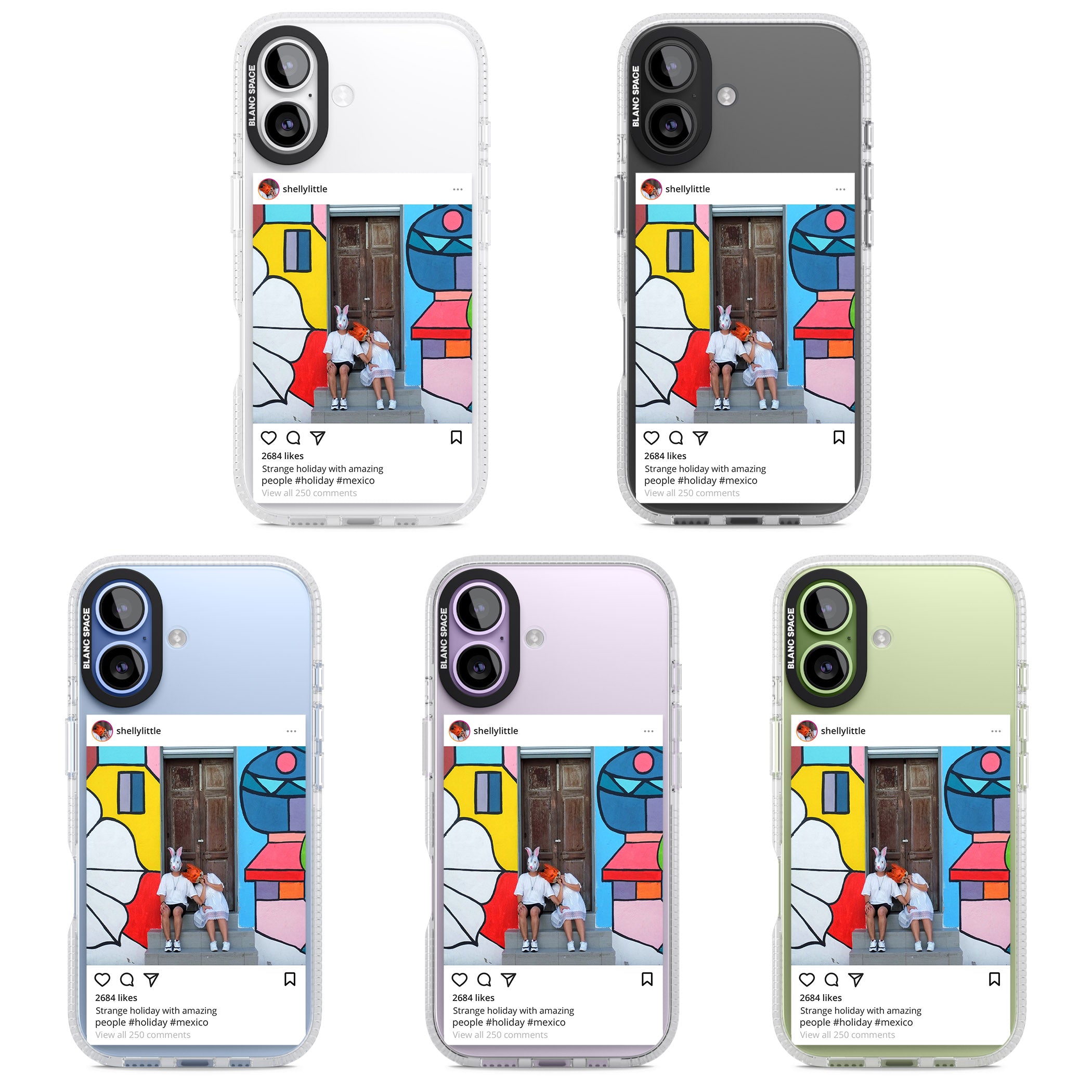 Personalised Instagram iPhone 17 Impact Air Clear Phone Case APT Impact Protection