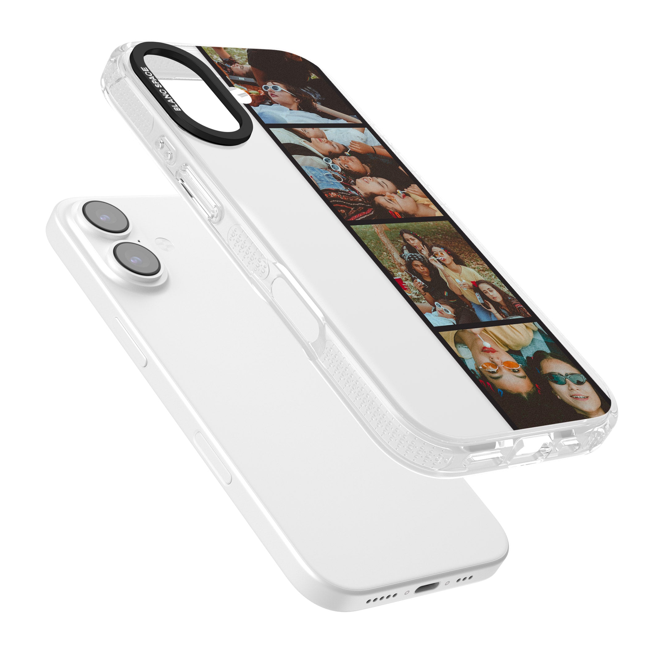 Personalised Photo Strip iPhone 17 Impact Air Clear Phone Case Colours