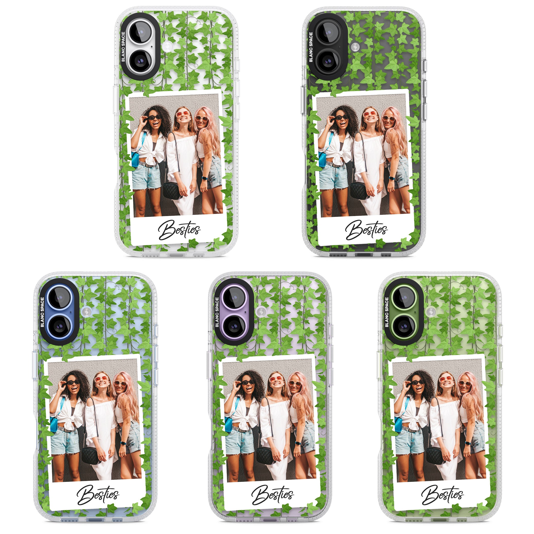 Personalised Ivy Vine Instant Photo iPhone 17 Impact Air Clear Phone Case APT Impact Protection