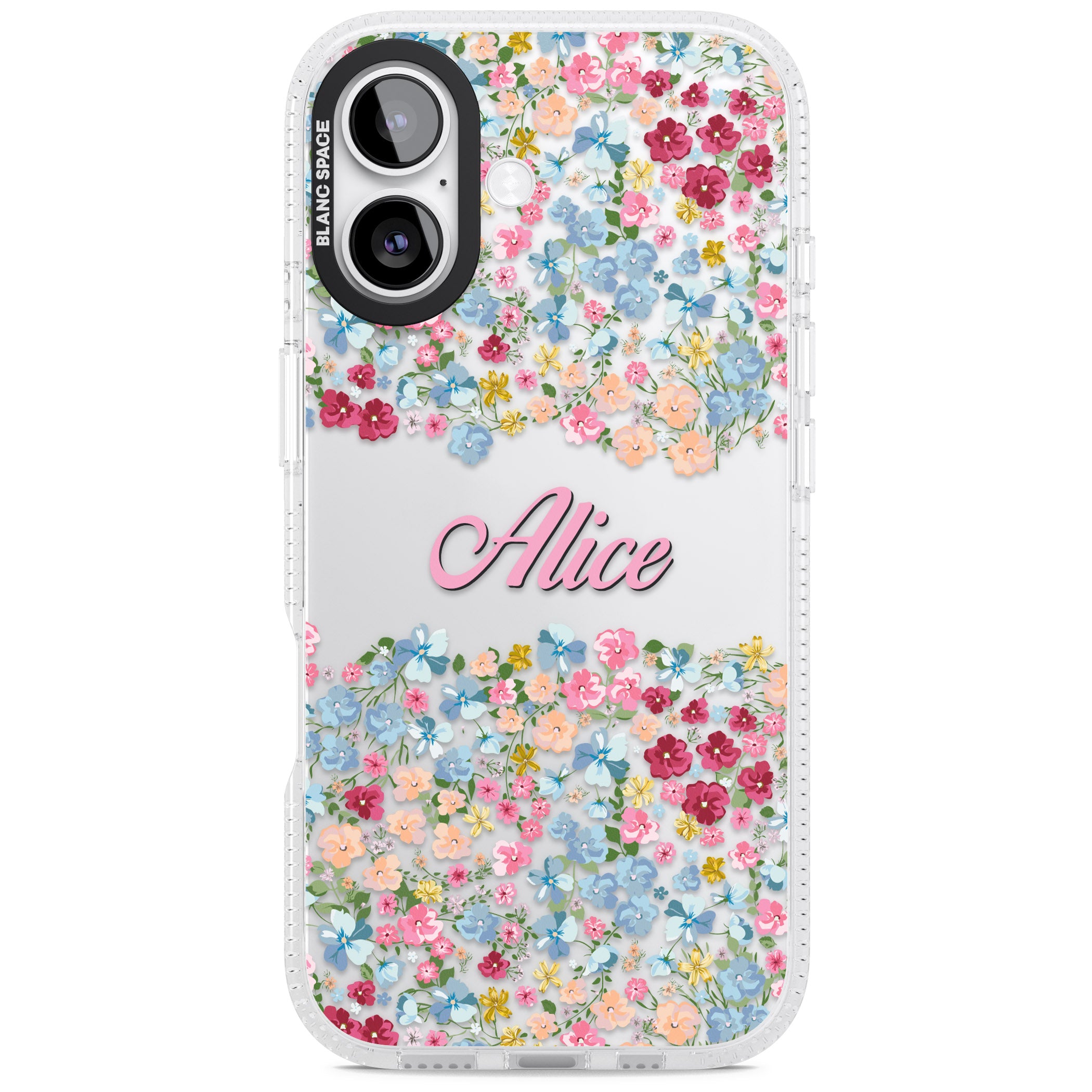 Personalised Venetian Meadow iPhone 17 Impact Air Clear Phone Case