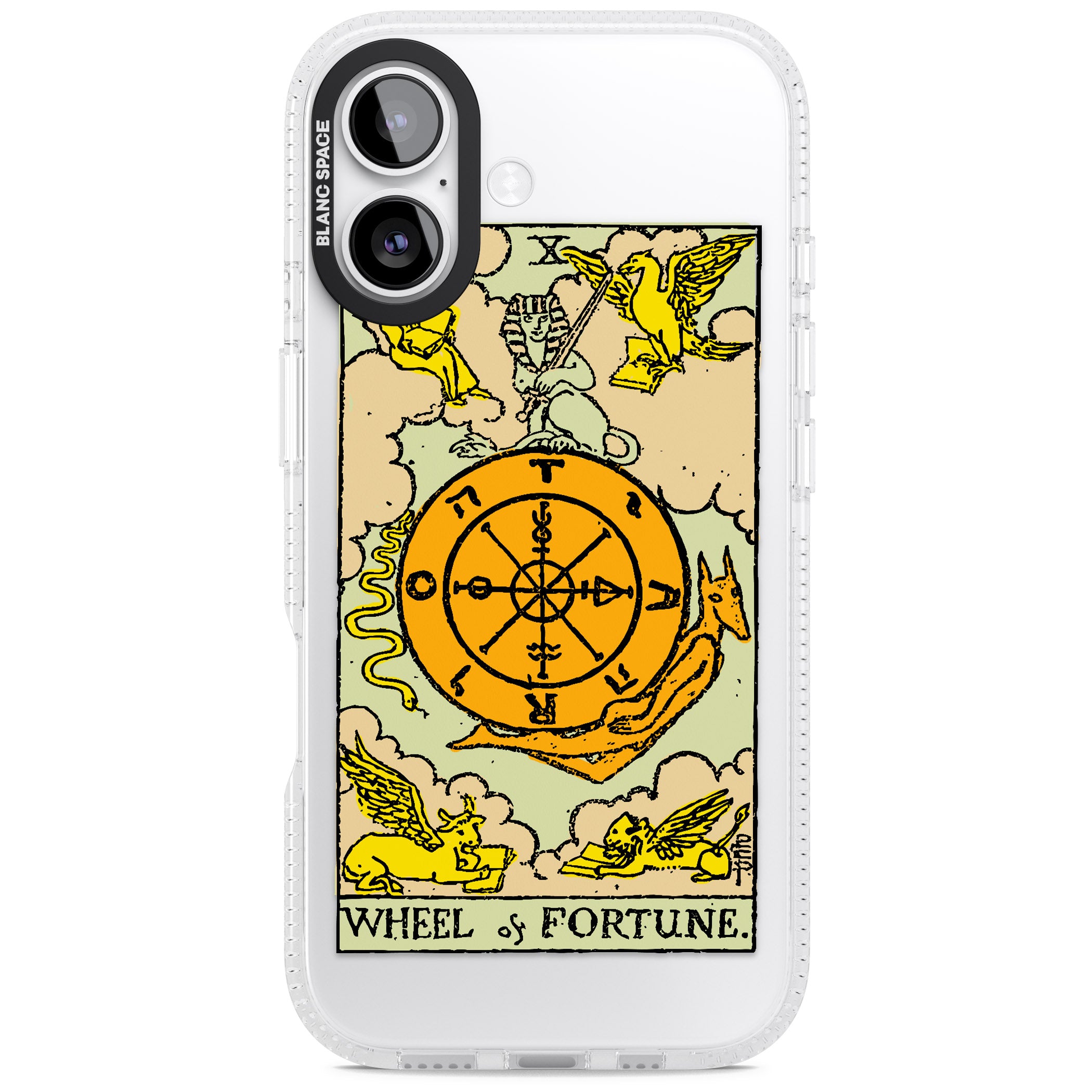 Personalised Wheel Of Fortune Tarot Card (Color) iPhone 17 Impact Air Clear Phone Case
