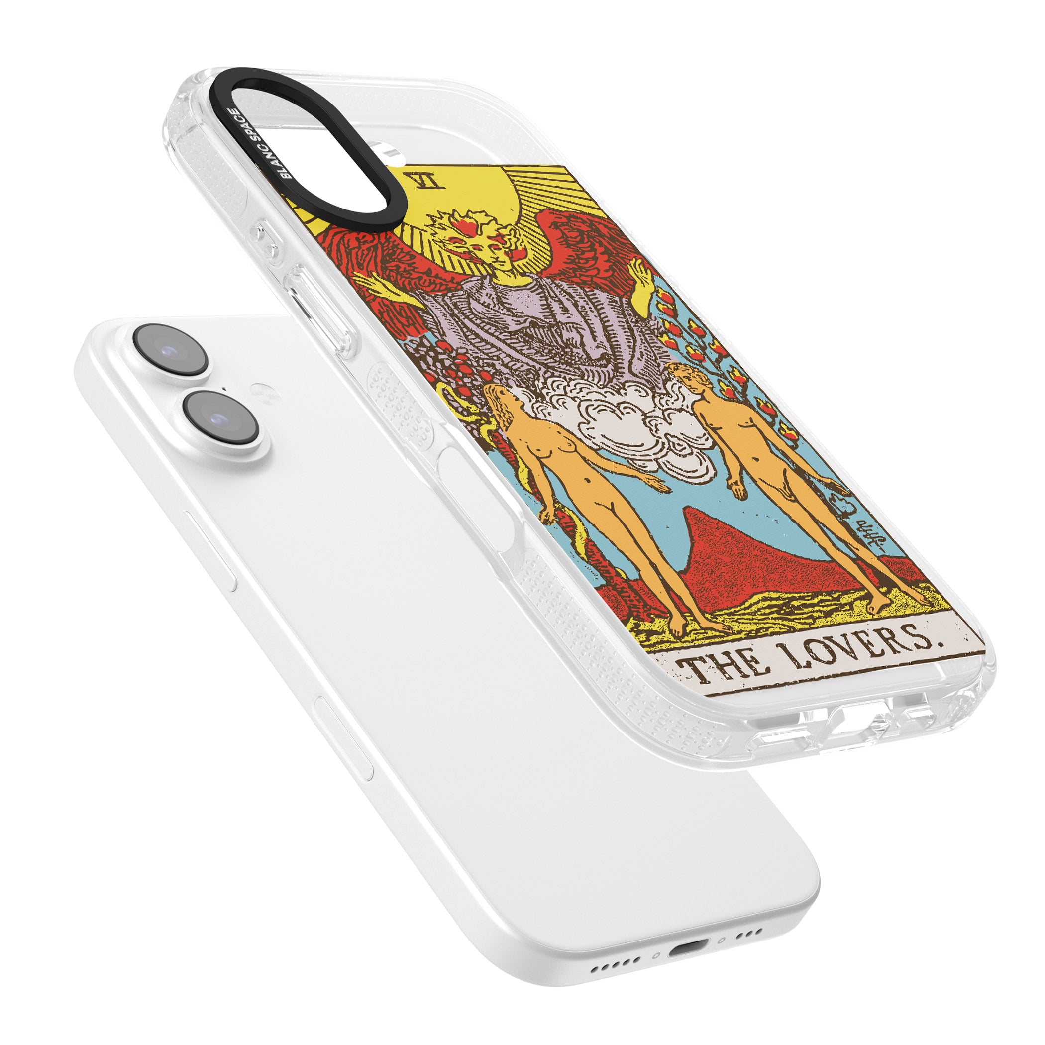 Personalised The Lovers Tarot Card (Color) iPhone 17 Impact Air Clear Phone Case Colours