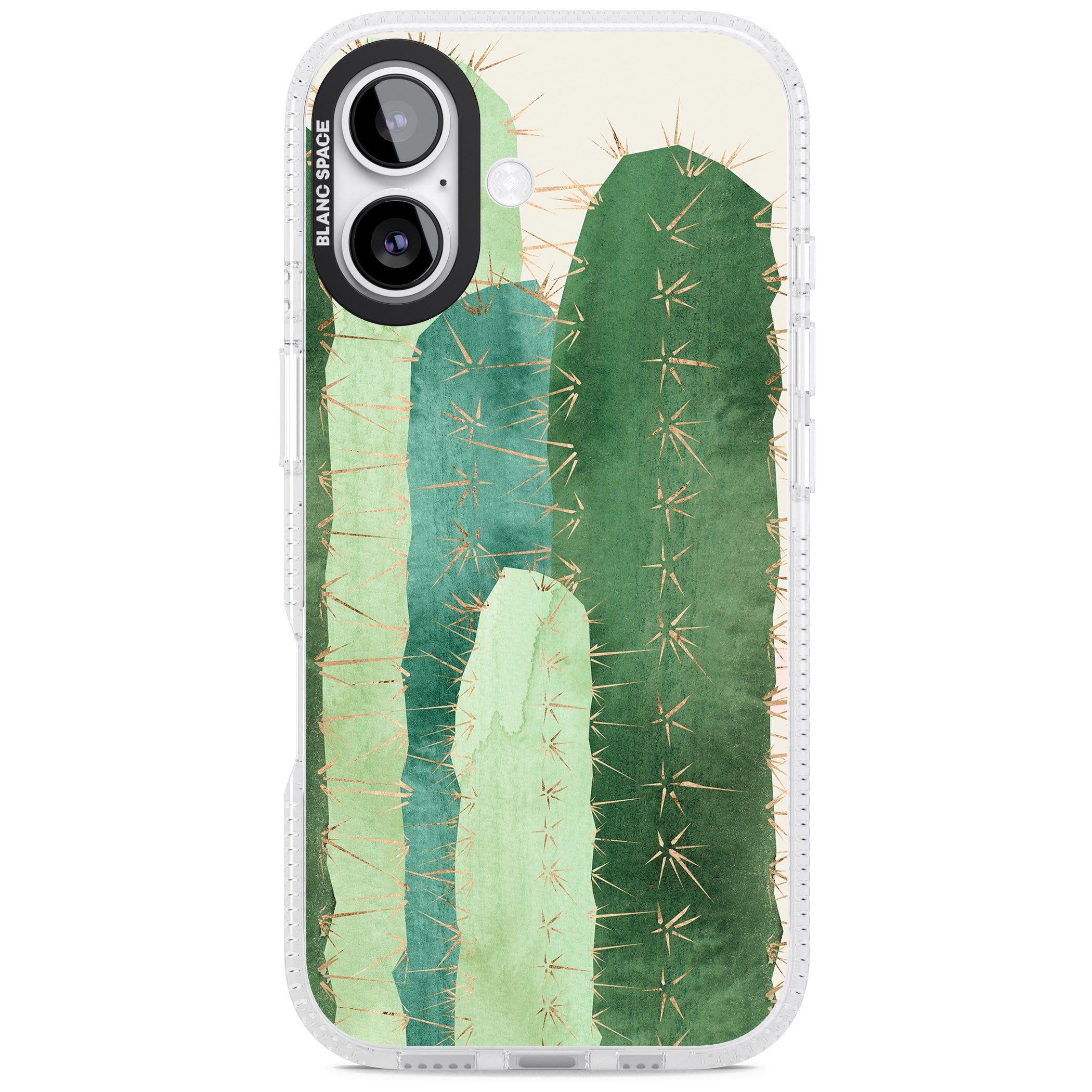 Large Cacti iPhone 17 Impact Air Clear Phone Case