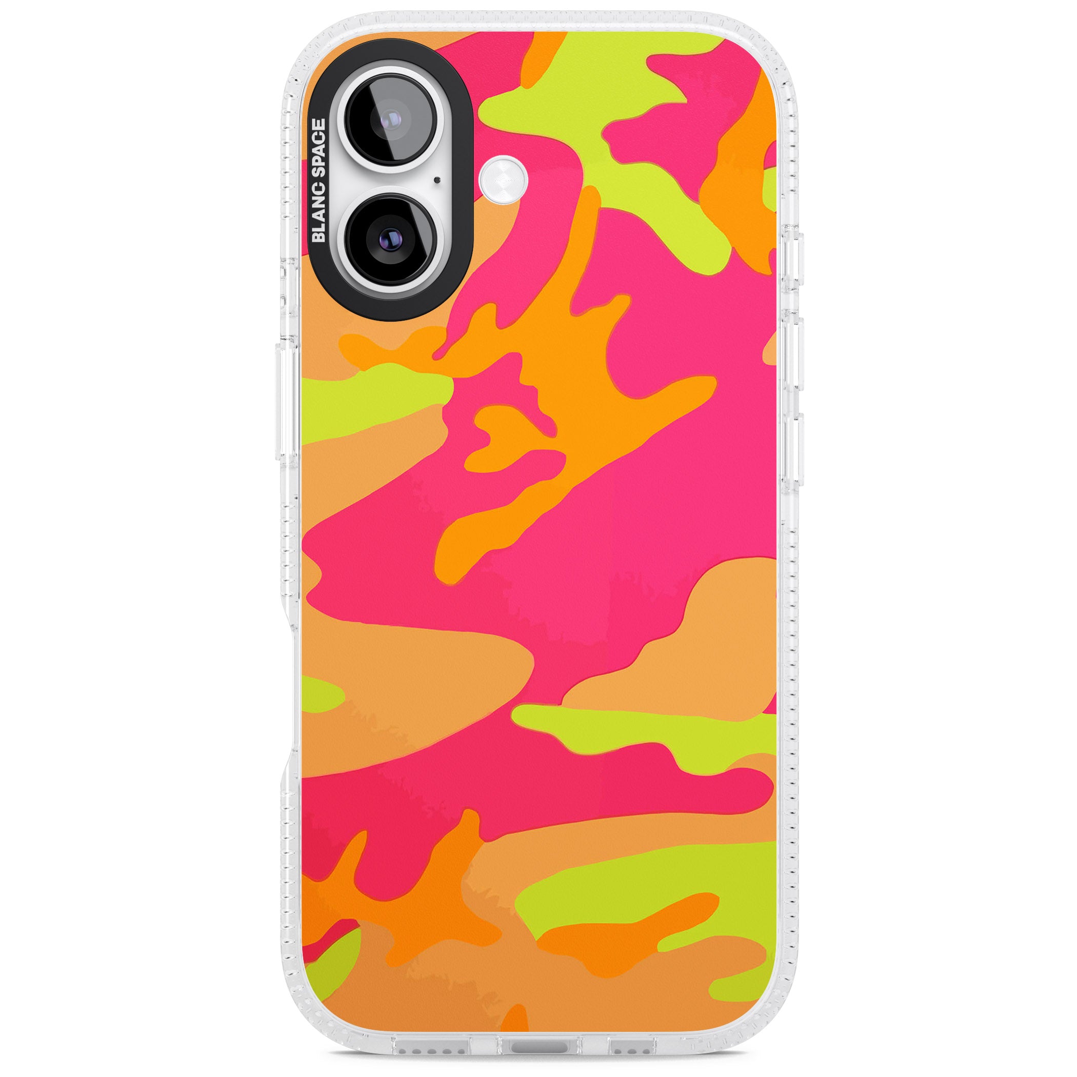 Neon Camo iPhone 17 Impact Air Clear Phone Case