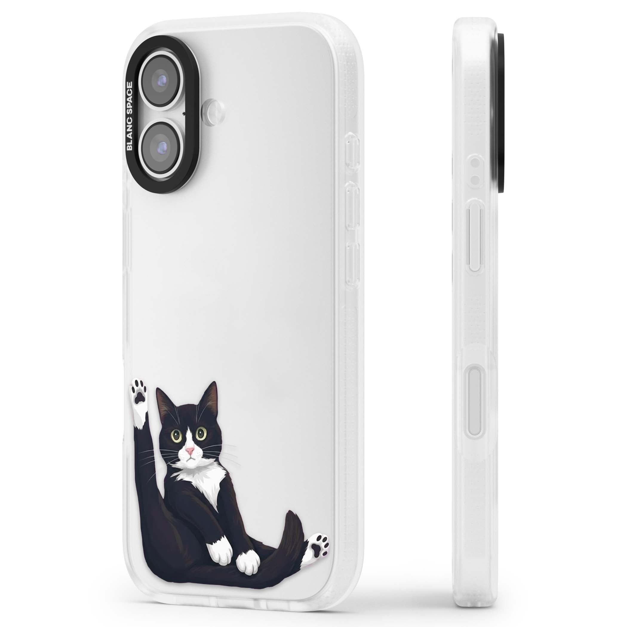 Mid-Groom Cat animals iPhone case | Clear Case Impact Air case for iPhone 17