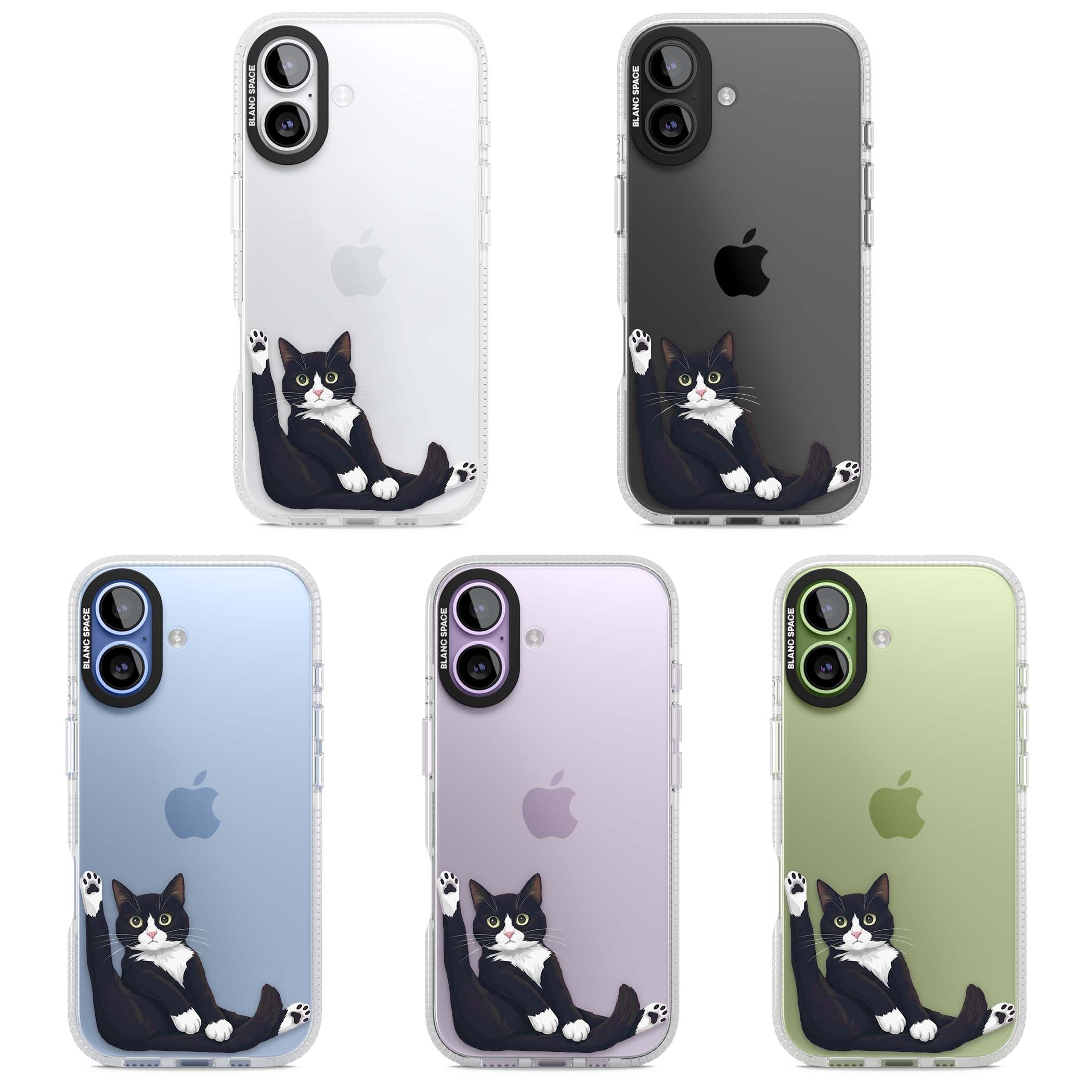 Mid-Groom Cat animals iPhone case | Clear Case Impact Air case for iPhone 17