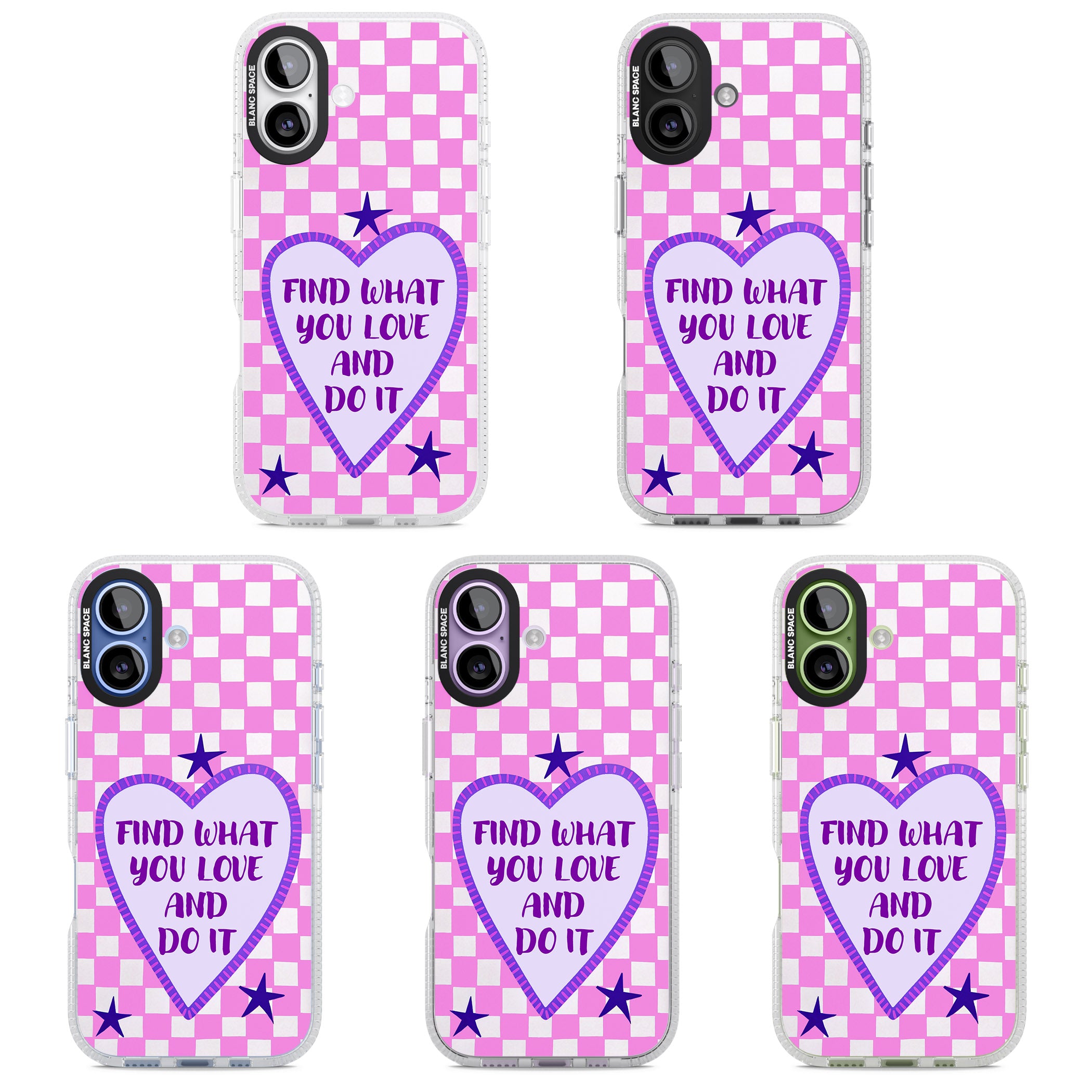 Find What You Love iPhone 17 Impact Air Clear Phone Case APT Impact Protection