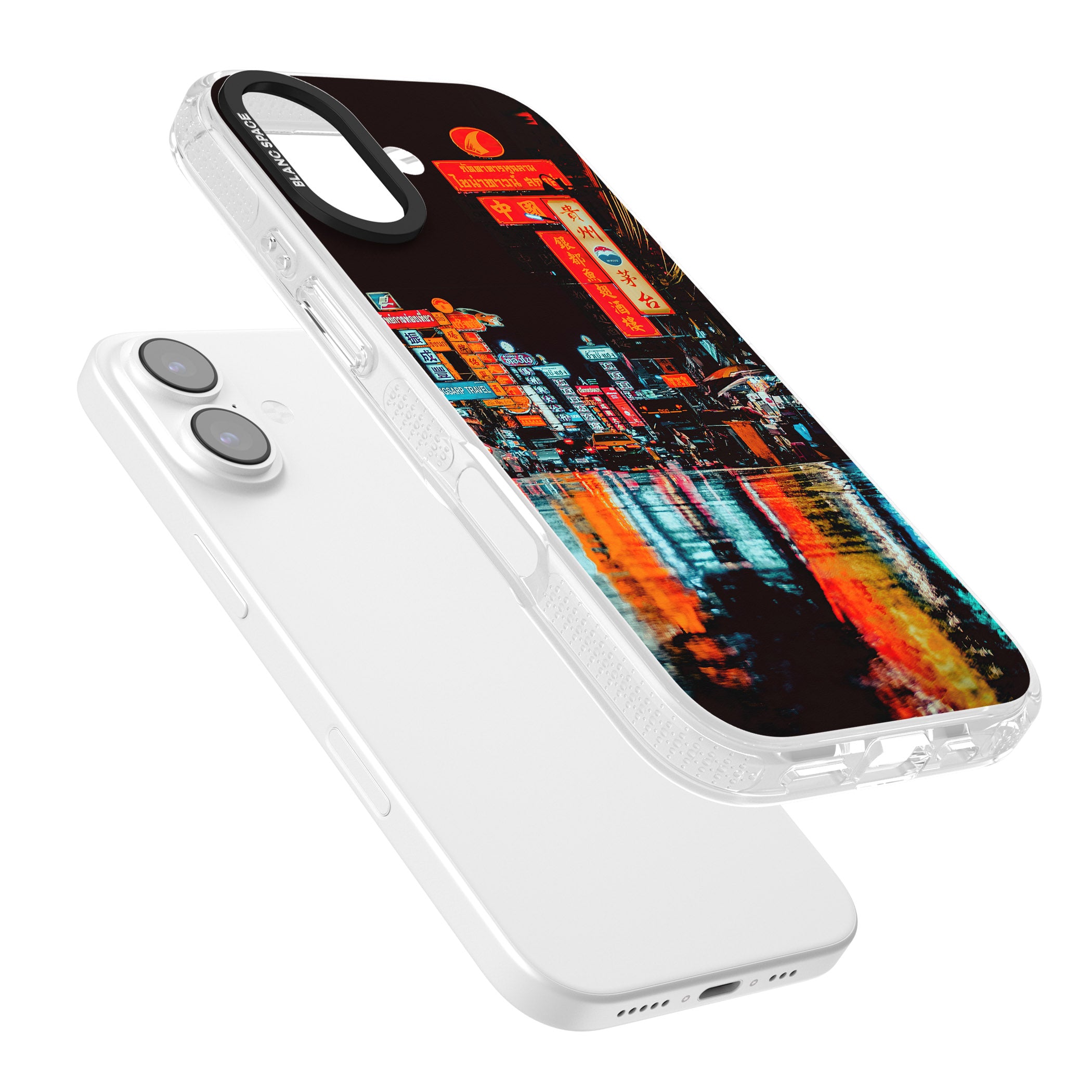 Neon City iPhone 17 Impact Air Clear Phone Case Colours