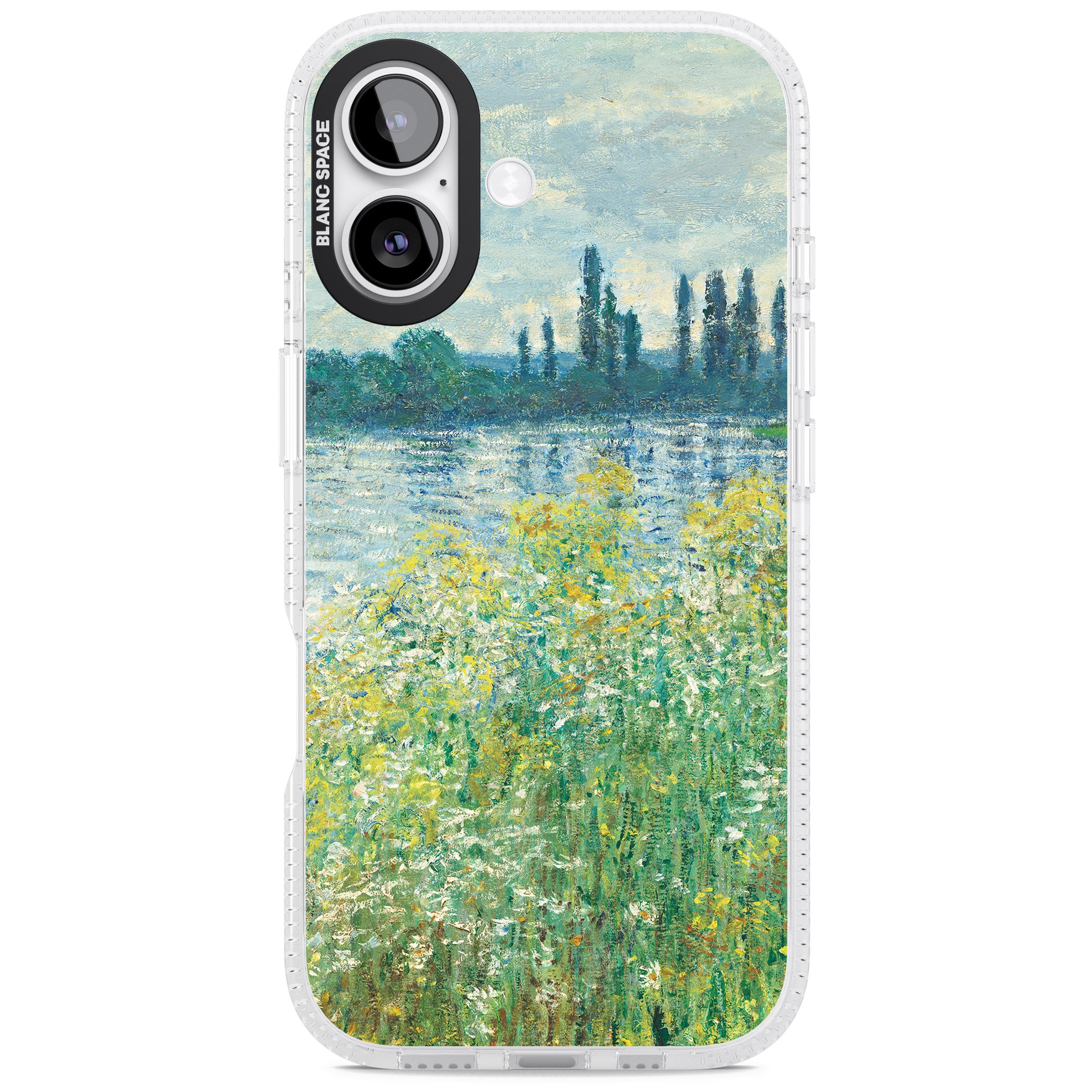 Banks Of The Seine By Claude Monet iPhone 17 Impact Air Clear Phone Case
