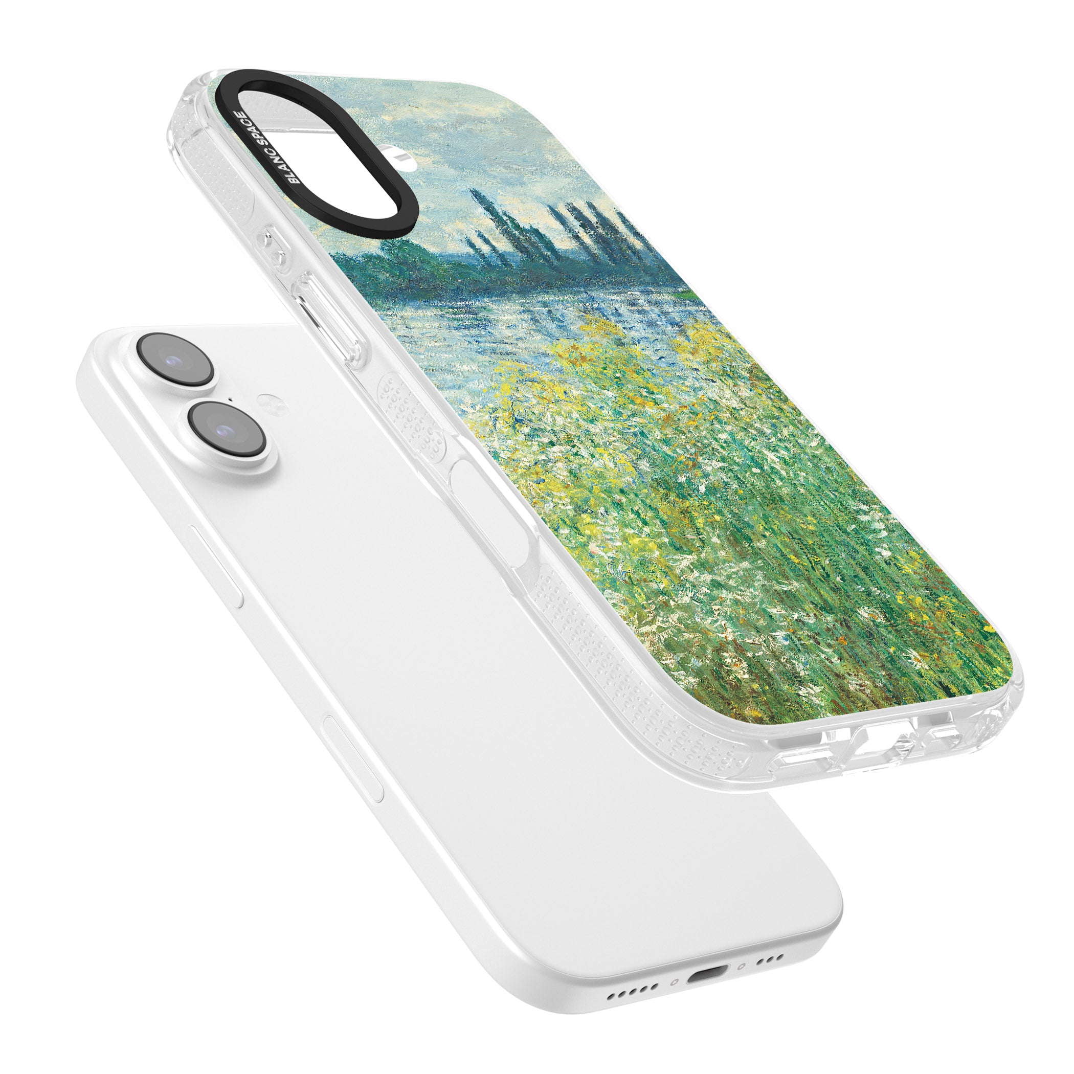 Banks Of The Seine By Claude Monet iPhone 17 Impact Air Clear Phone Case Colours