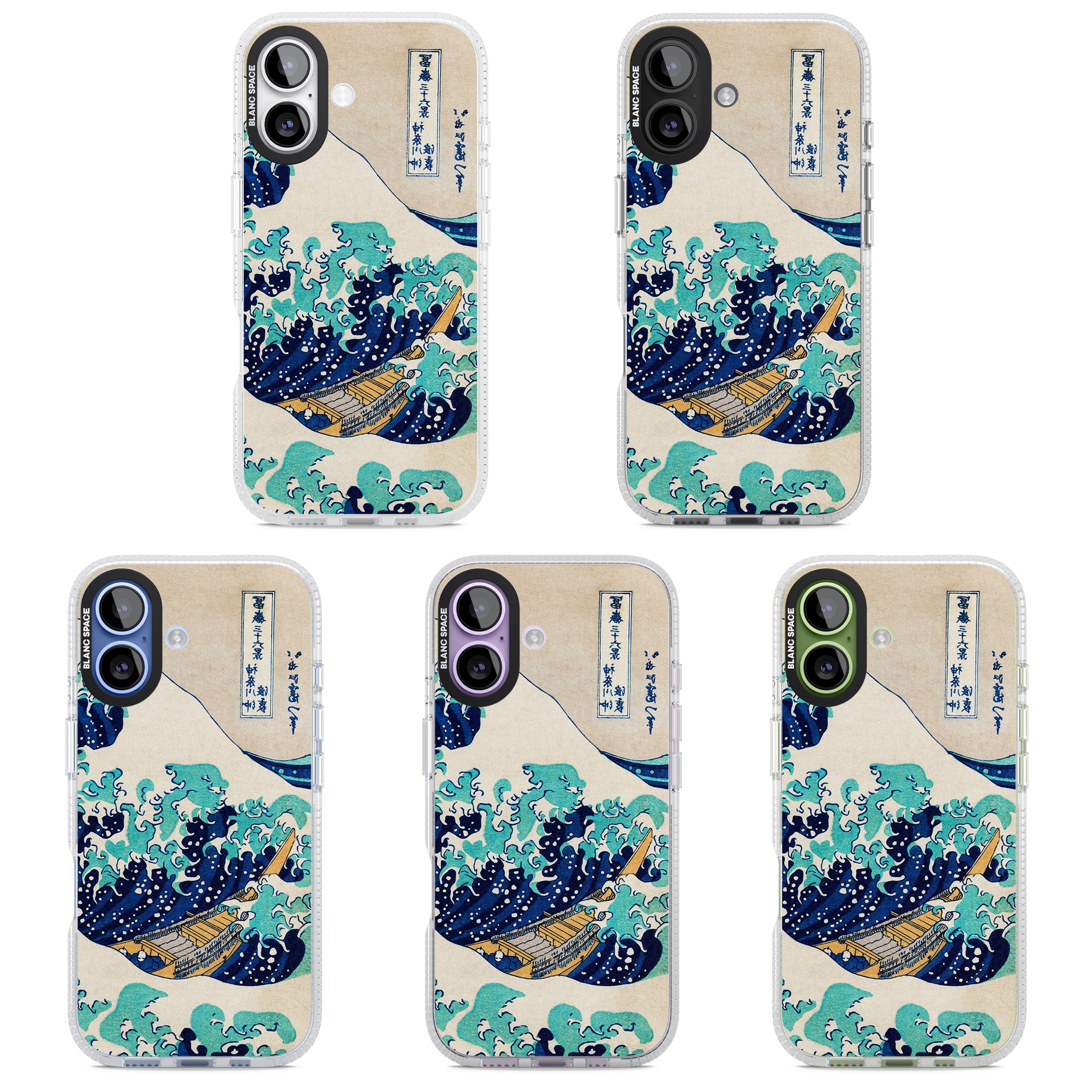 The Great Wave By Katsushika Hokusai iPhone 17 Impact Air Clear Phone Case APT Impact Protection