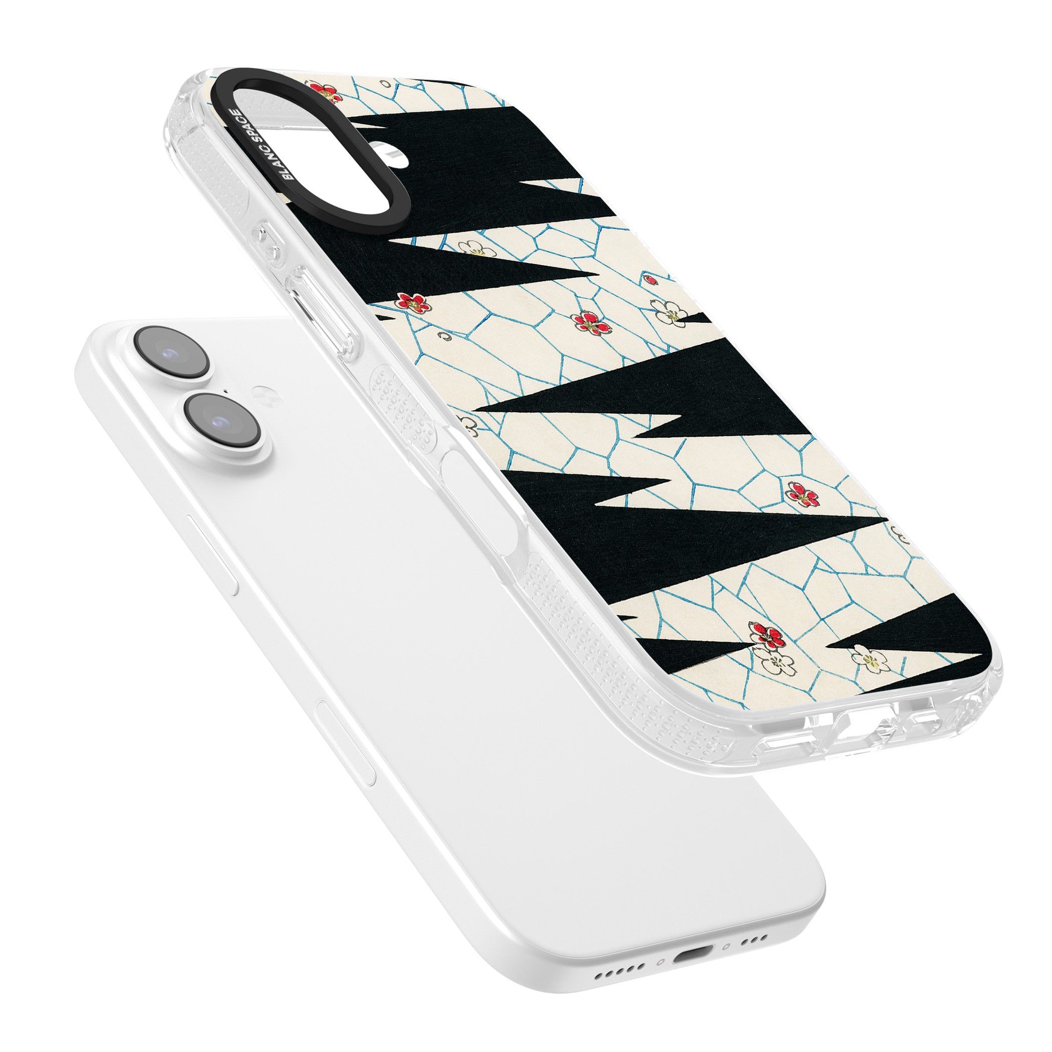 Japanese Flowers By Bijutsu Sekai iPhone 17 Impact Air Clear Phone Case Colours