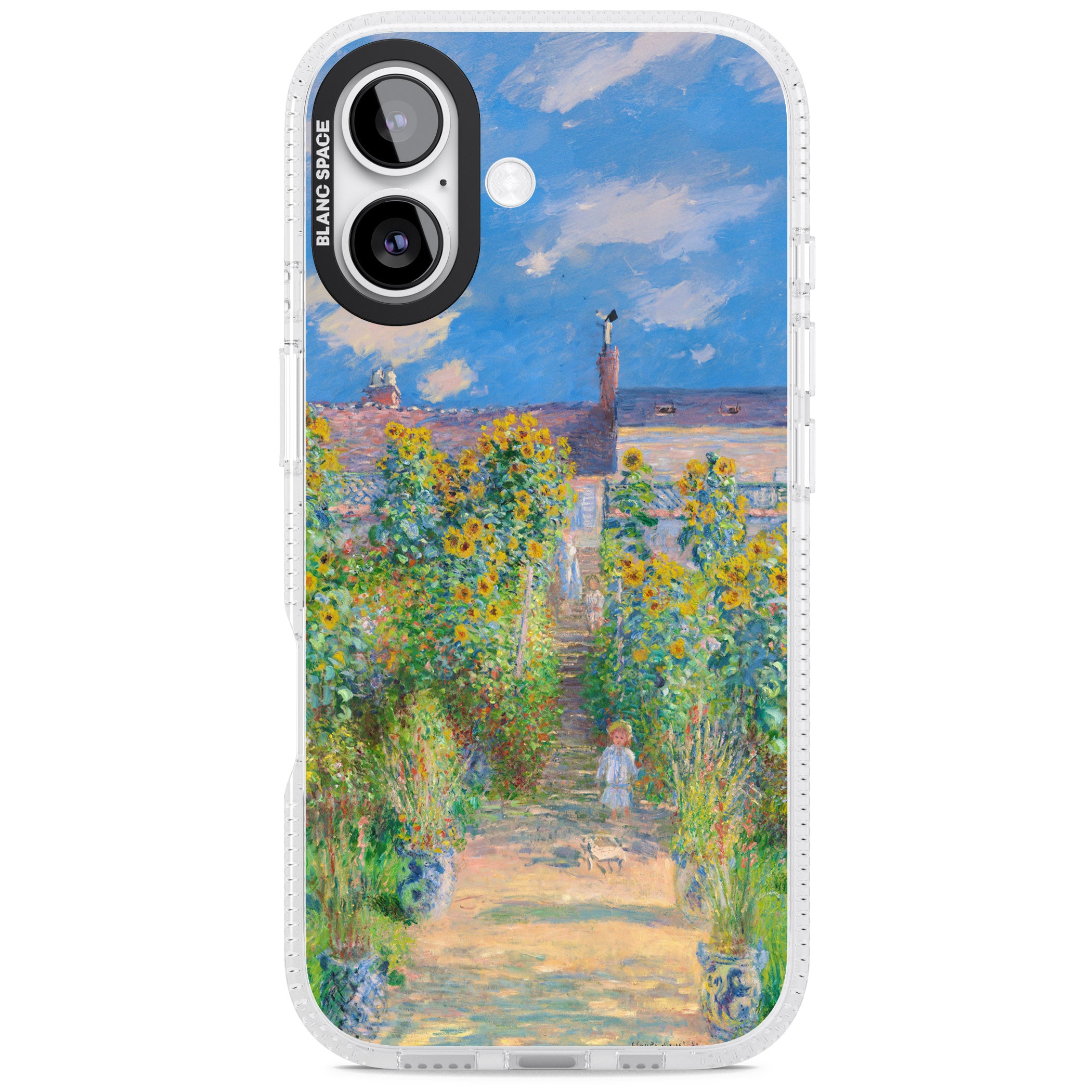 Garden at Vetheuil iPhone 17 Impact Air Clear Phone Case