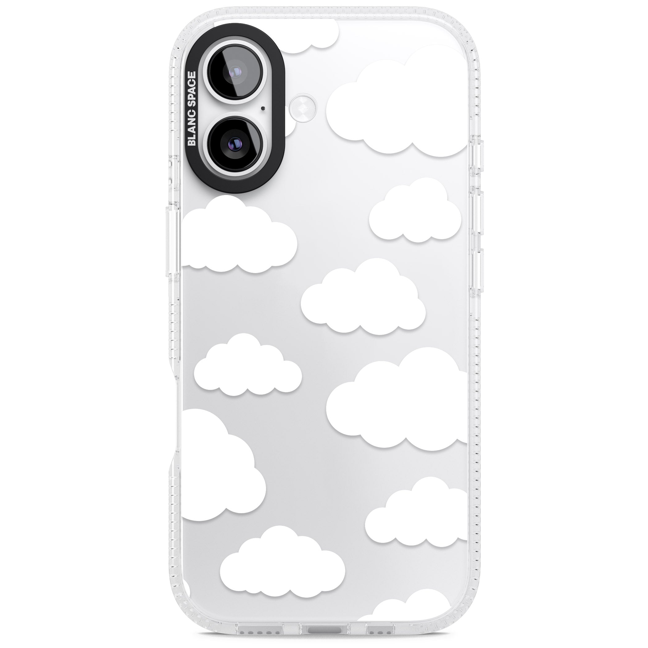 Cloud Pattern iPhone 17 Impact Air Clear Phone Case