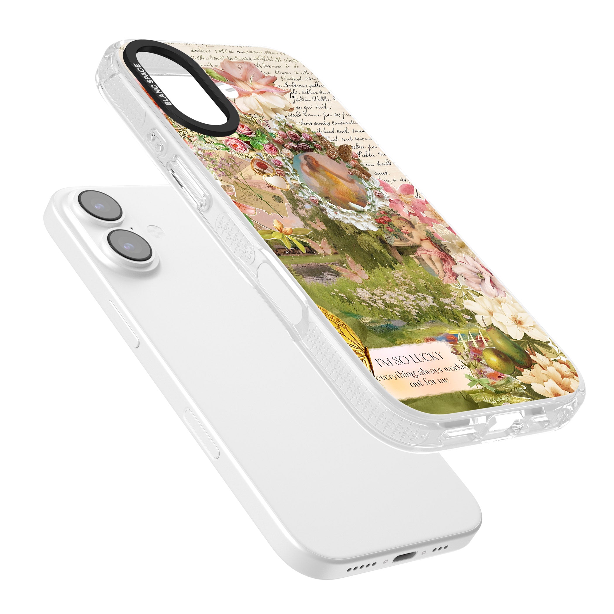 Nature in Pink iPhone 17 Impact Air Clear Phone Case Colours