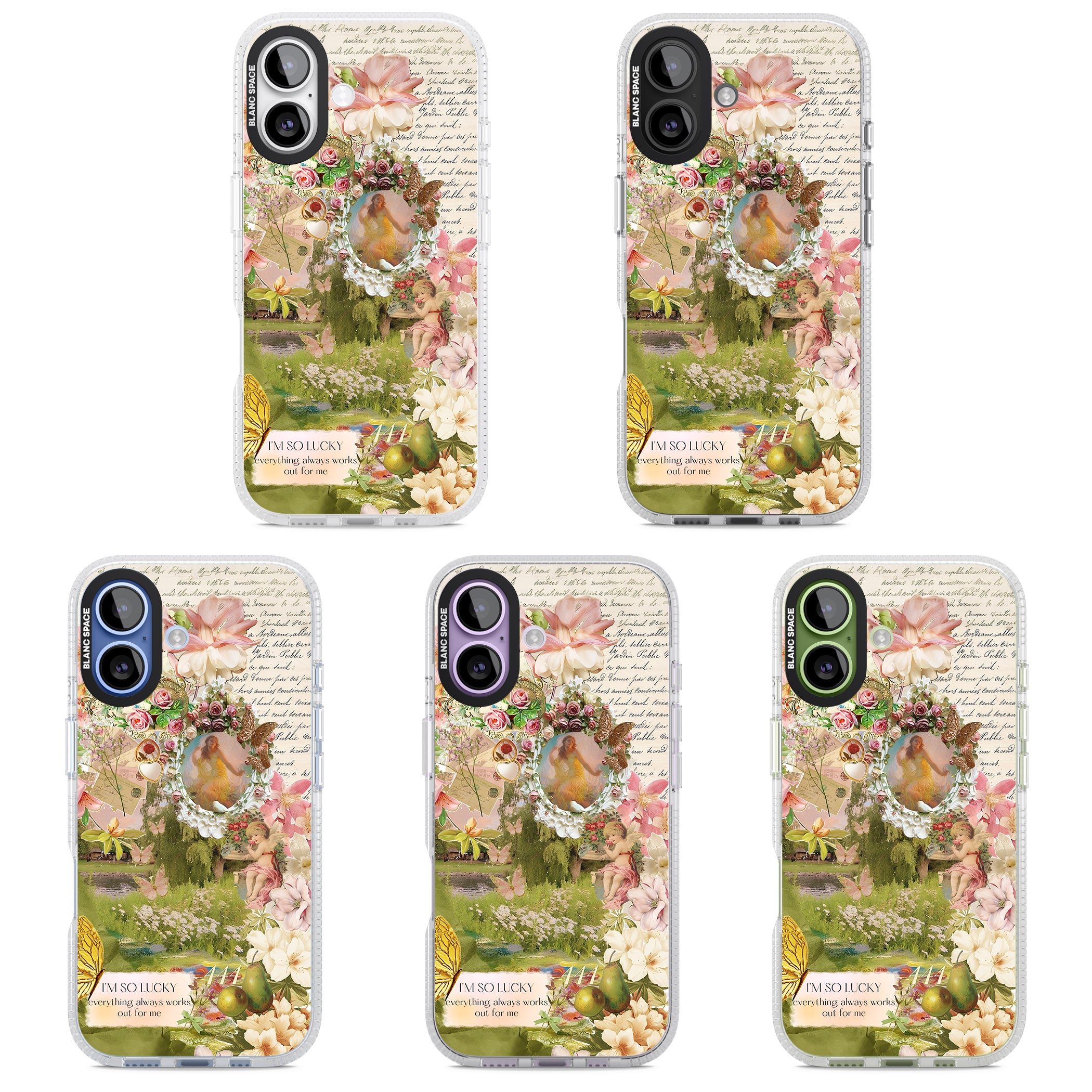 Nature in Pink iPhone 17 Impact Air Clear Phone Case APT Impact Protection