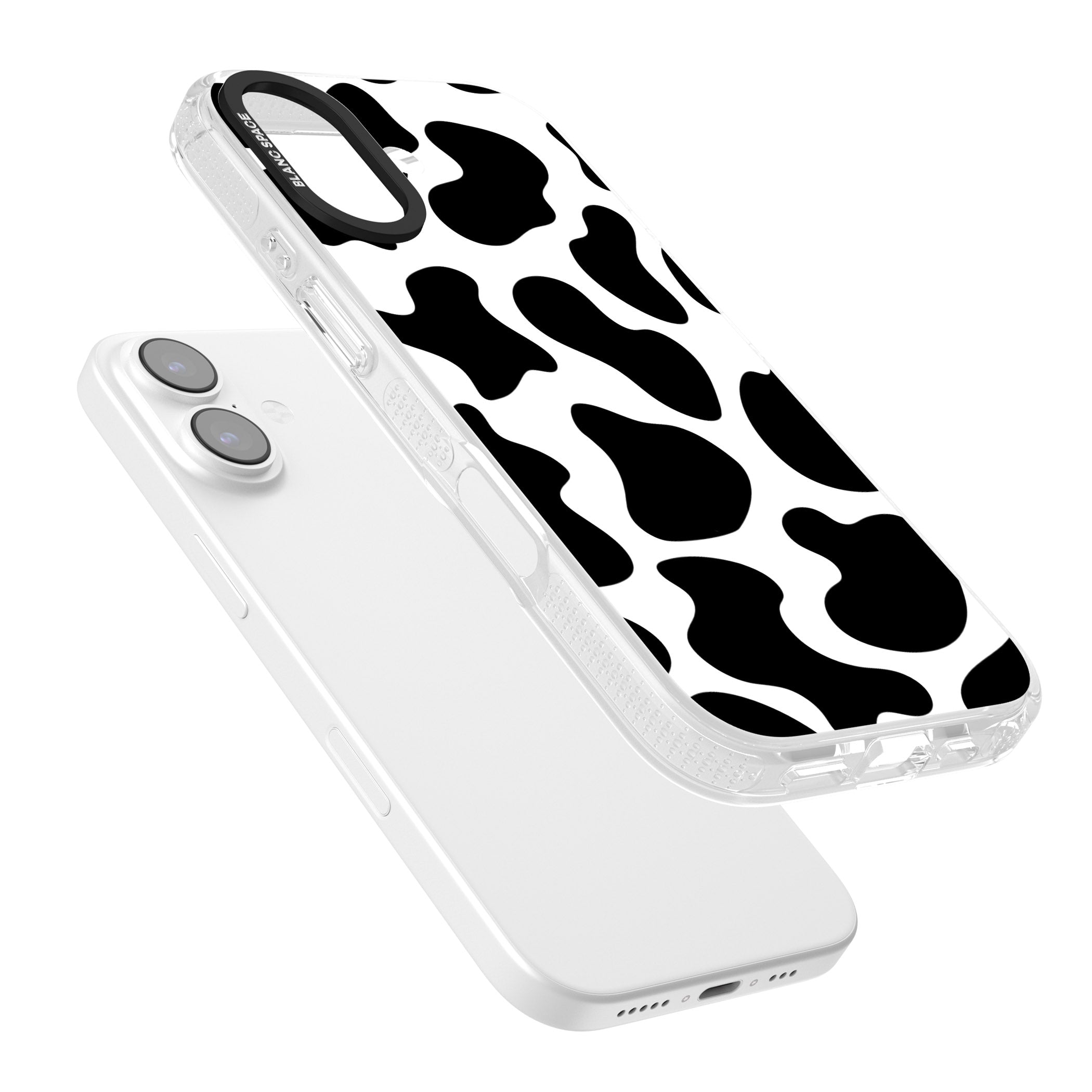 Cow Print iPhone 17 Impact Air Clear Phone Case Colours