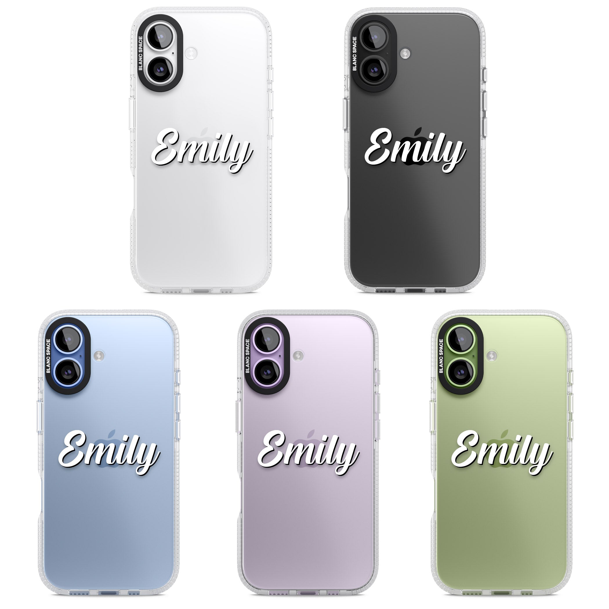Personalised Cute Name iPhone 17 Impact Air Clear Phone Case APT Impact Protection