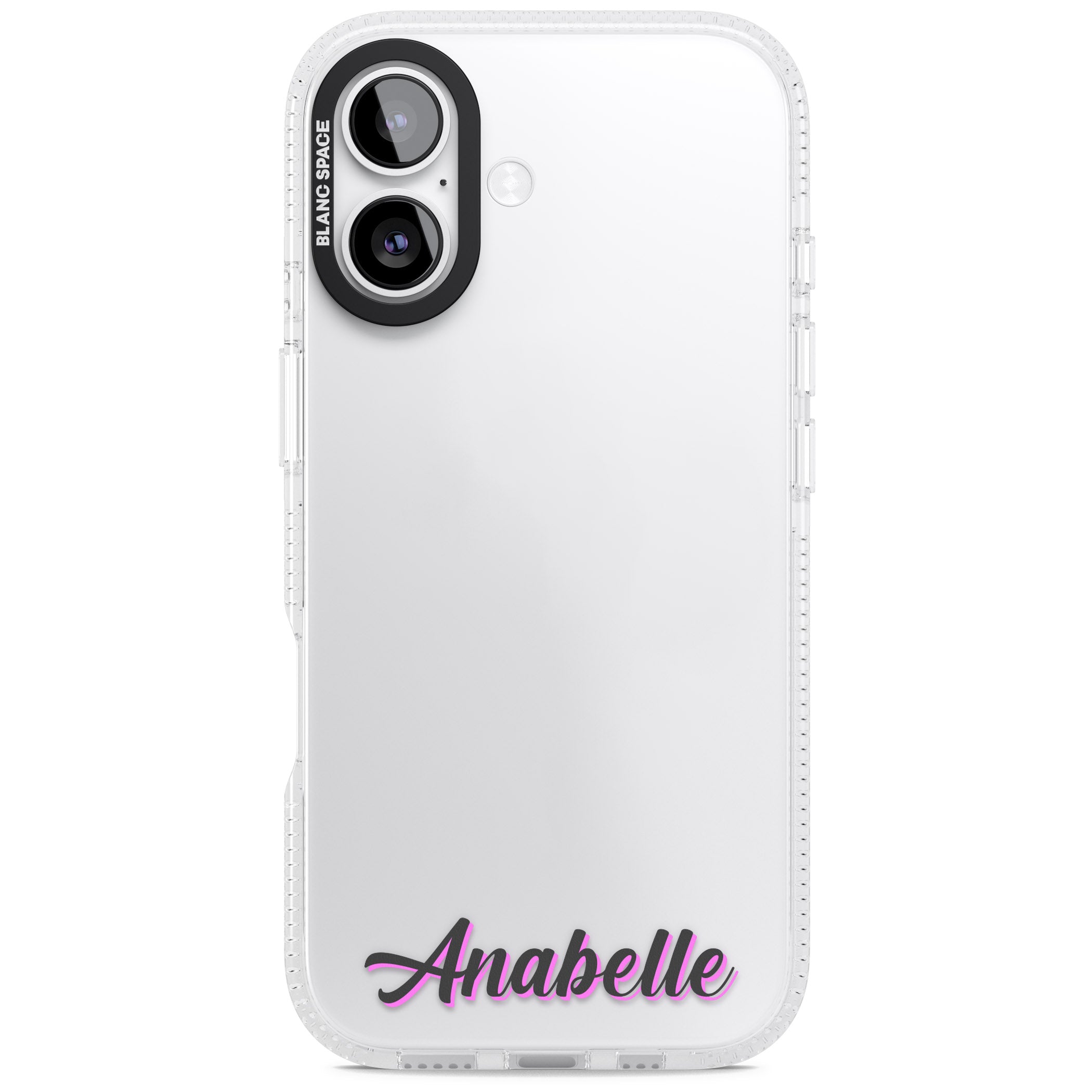 Personalised Cute Bottom Name iPhone 17 Impact Air Clear Phone Case