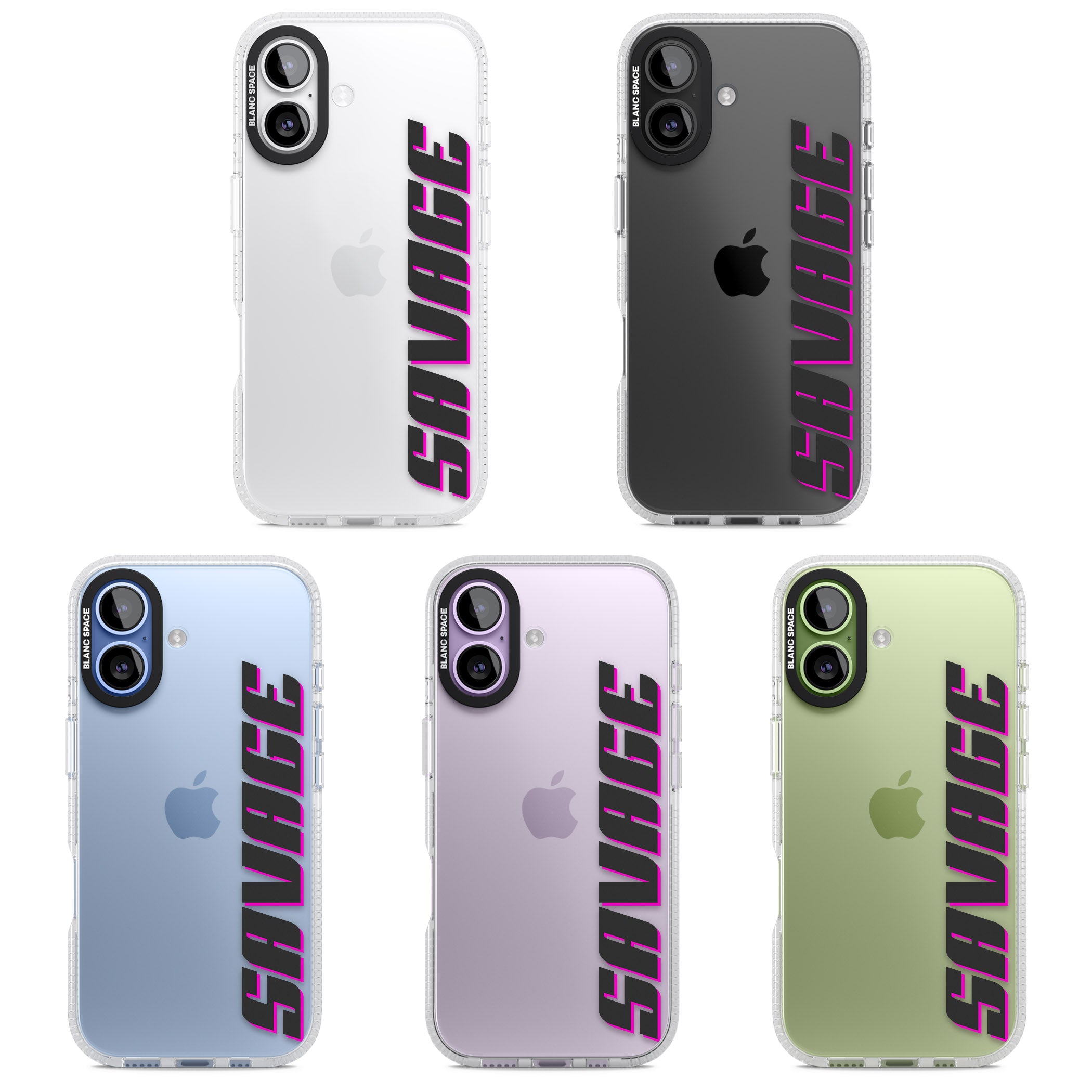 Personalised Cool Vertical Name iPhone 17 Impact Air Clear Phone Case APT Impact Protection