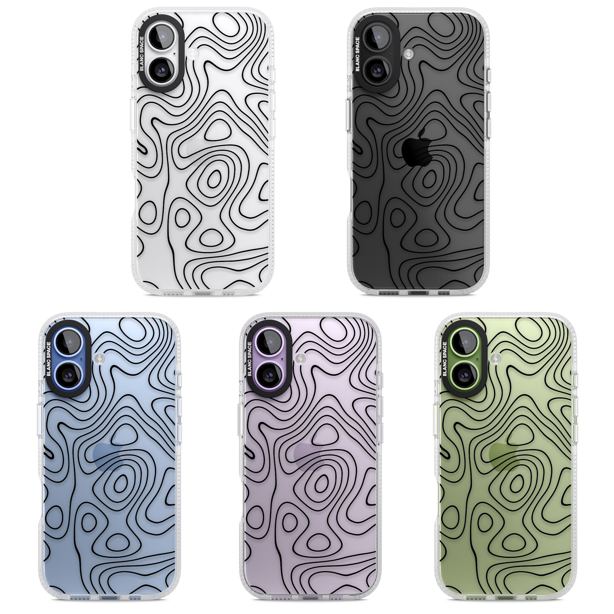 Damascus Steel iPhone 17 Impact Air Clear Phone Case APT Impact Protection