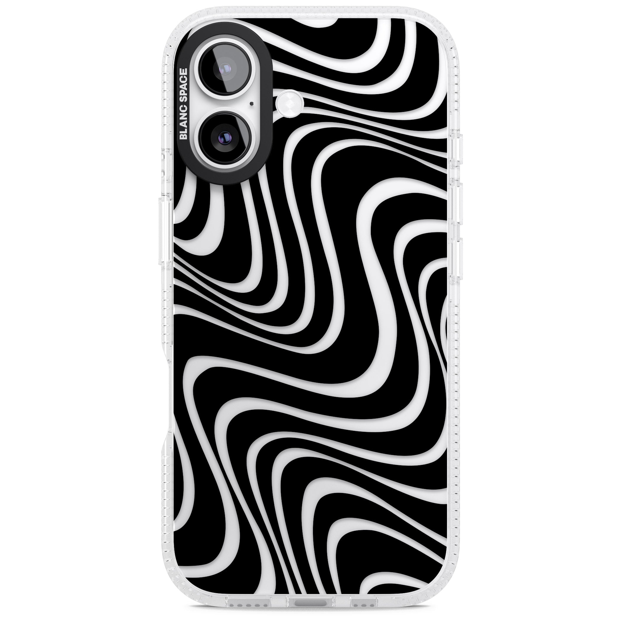 Abstract Waves iPhone 17 Impact Air Clear Phone Case