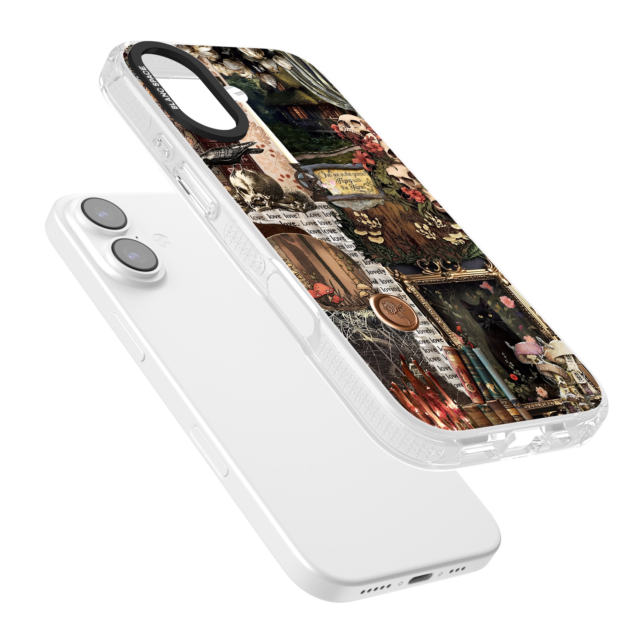 Academia Collage iPhone 17 Impact Air Clear Phone Case Colours