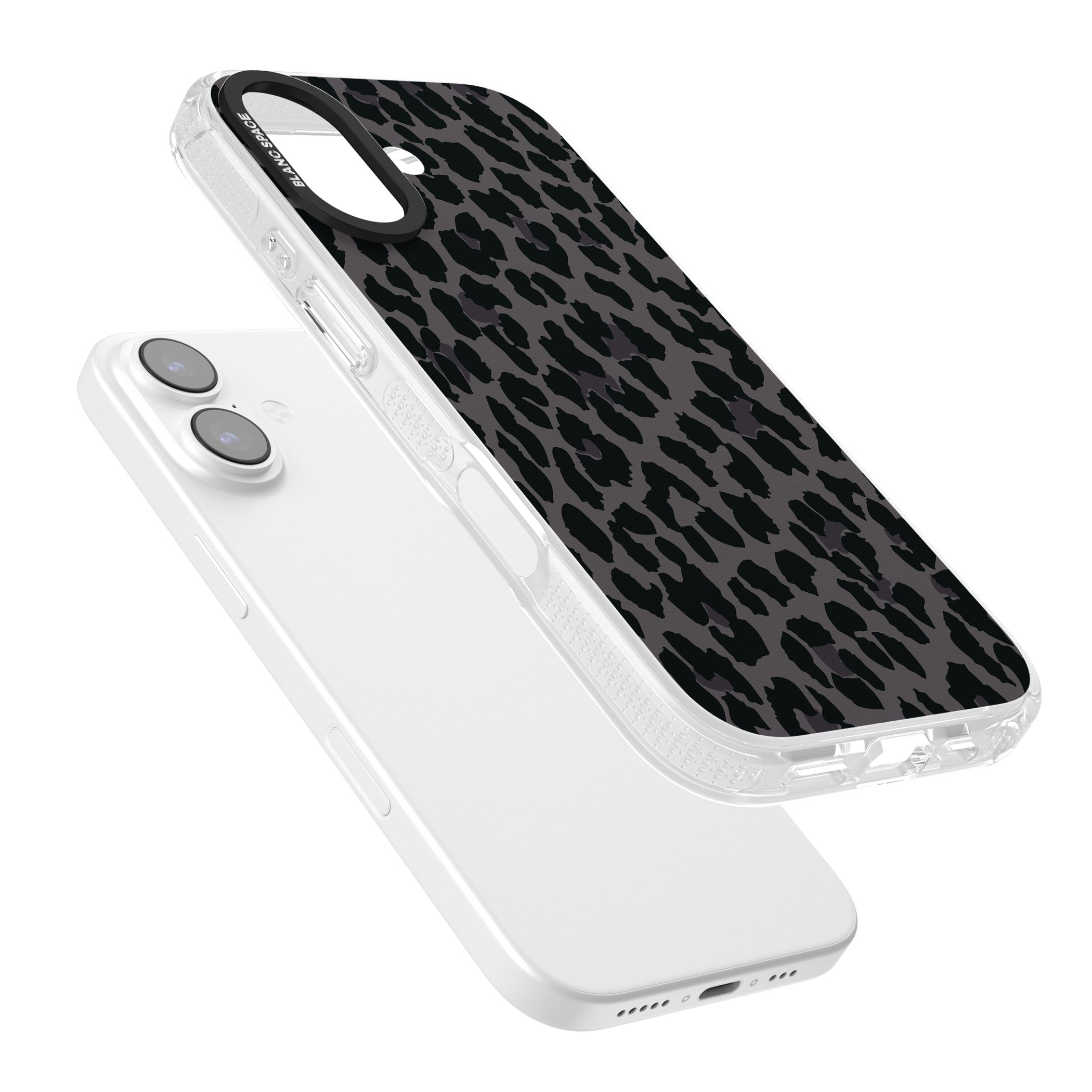 Dark Leopard Print iPhone 17 Impact Air Clear Phone Case Colours