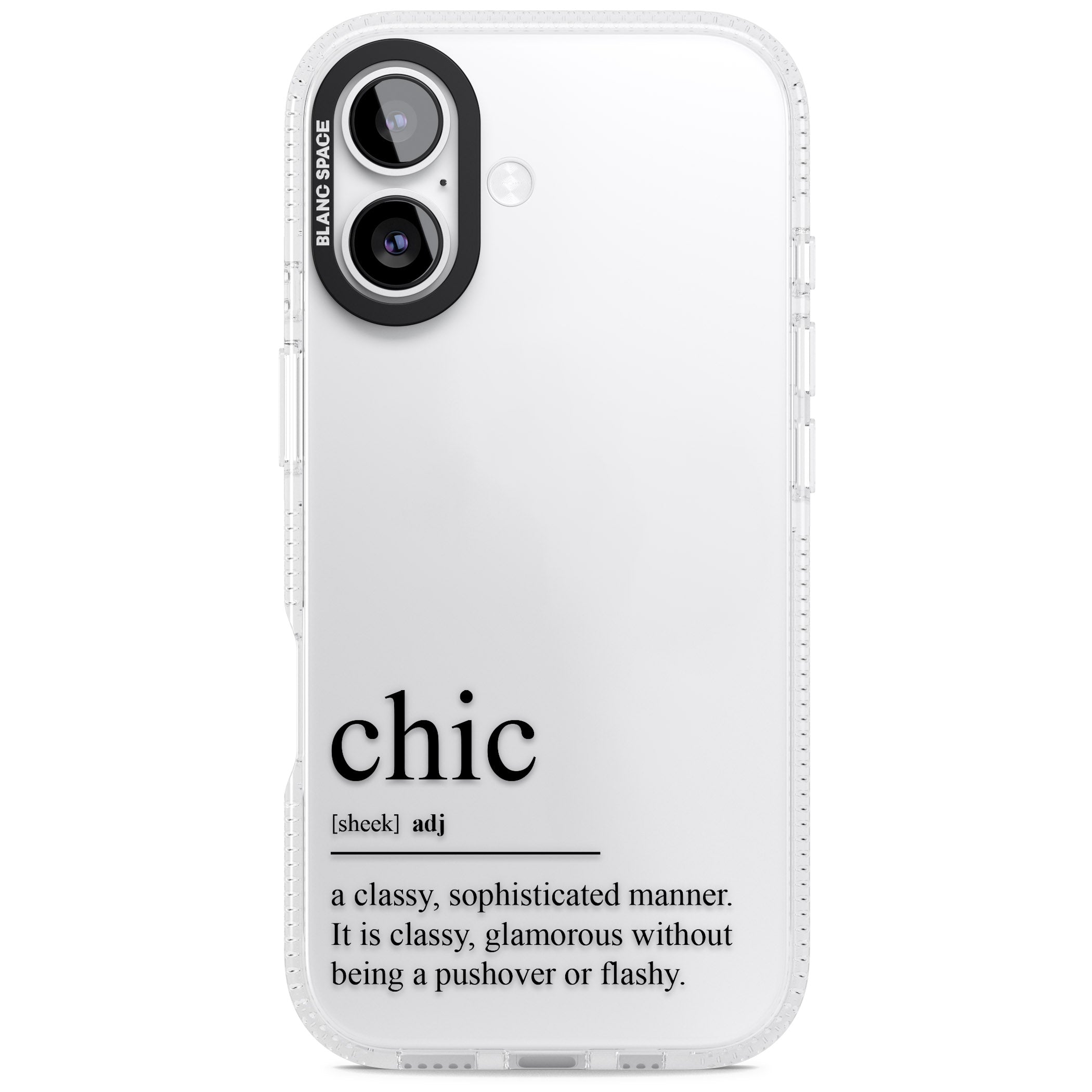 Chic iPhone 17 Impact Air Clear Phone Case