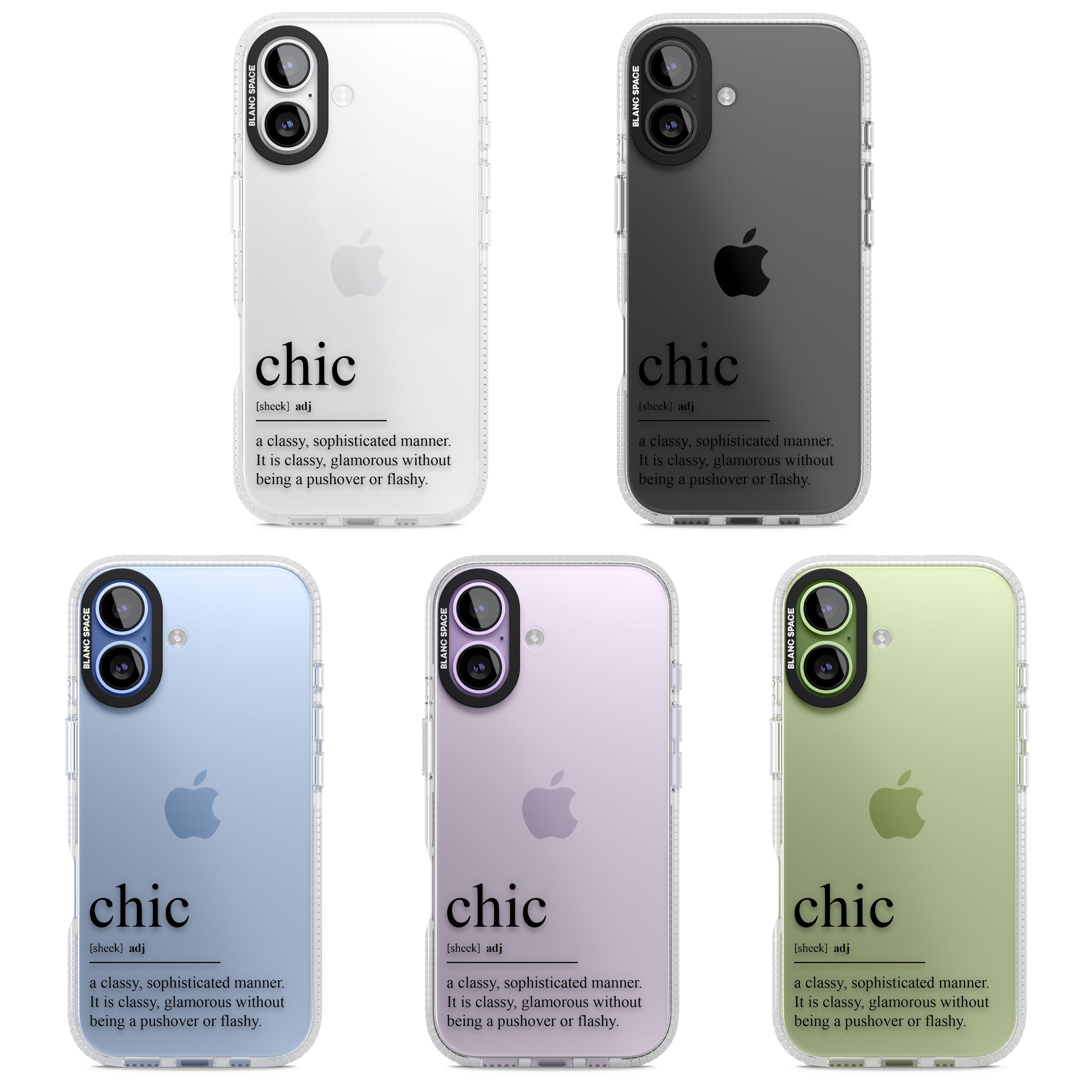 Chic iPhone 17 Impact Air Clear Phone Case APT Impact Protection