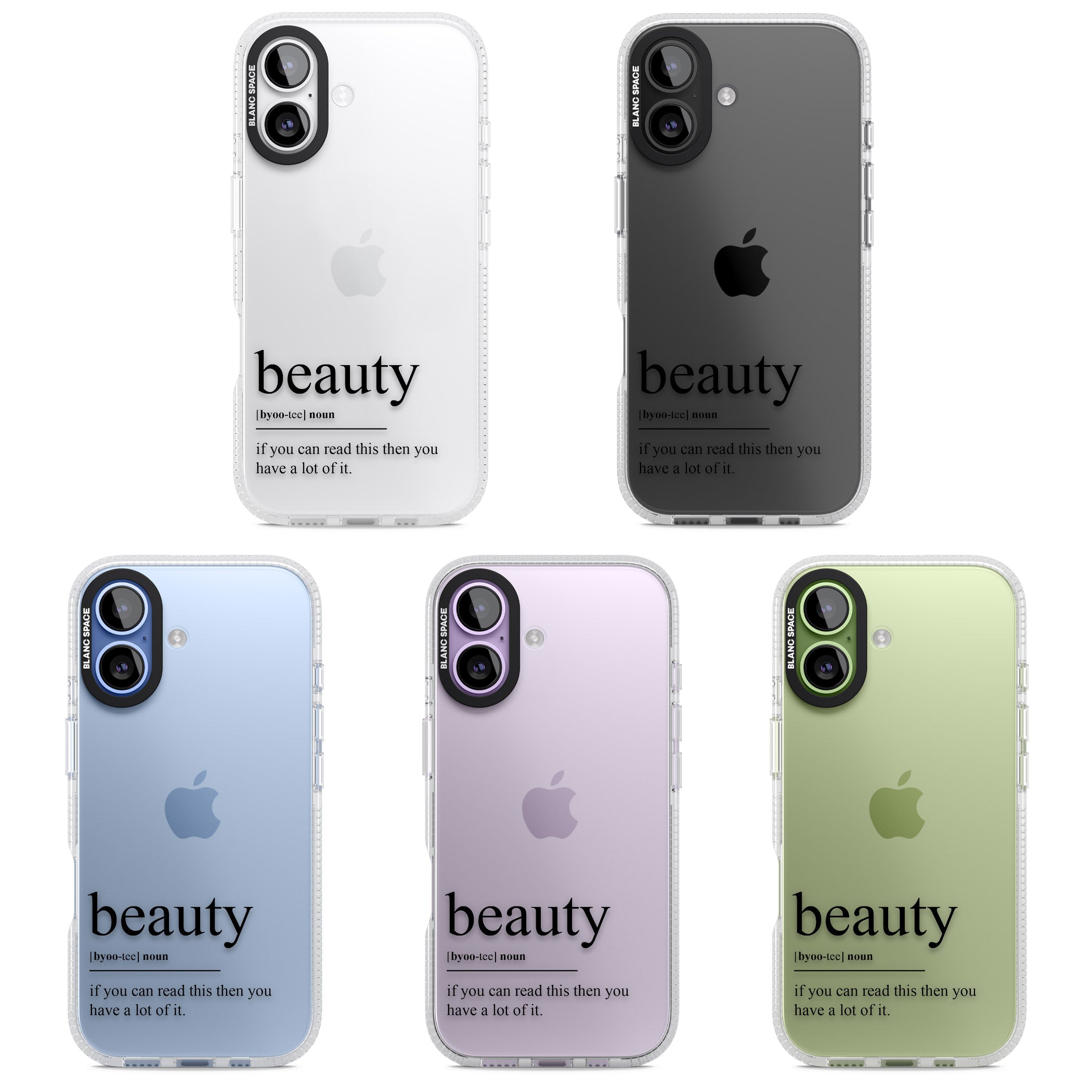 Beauty iPhone 17 Impact Air Clear Phone Case APT Impact Protection