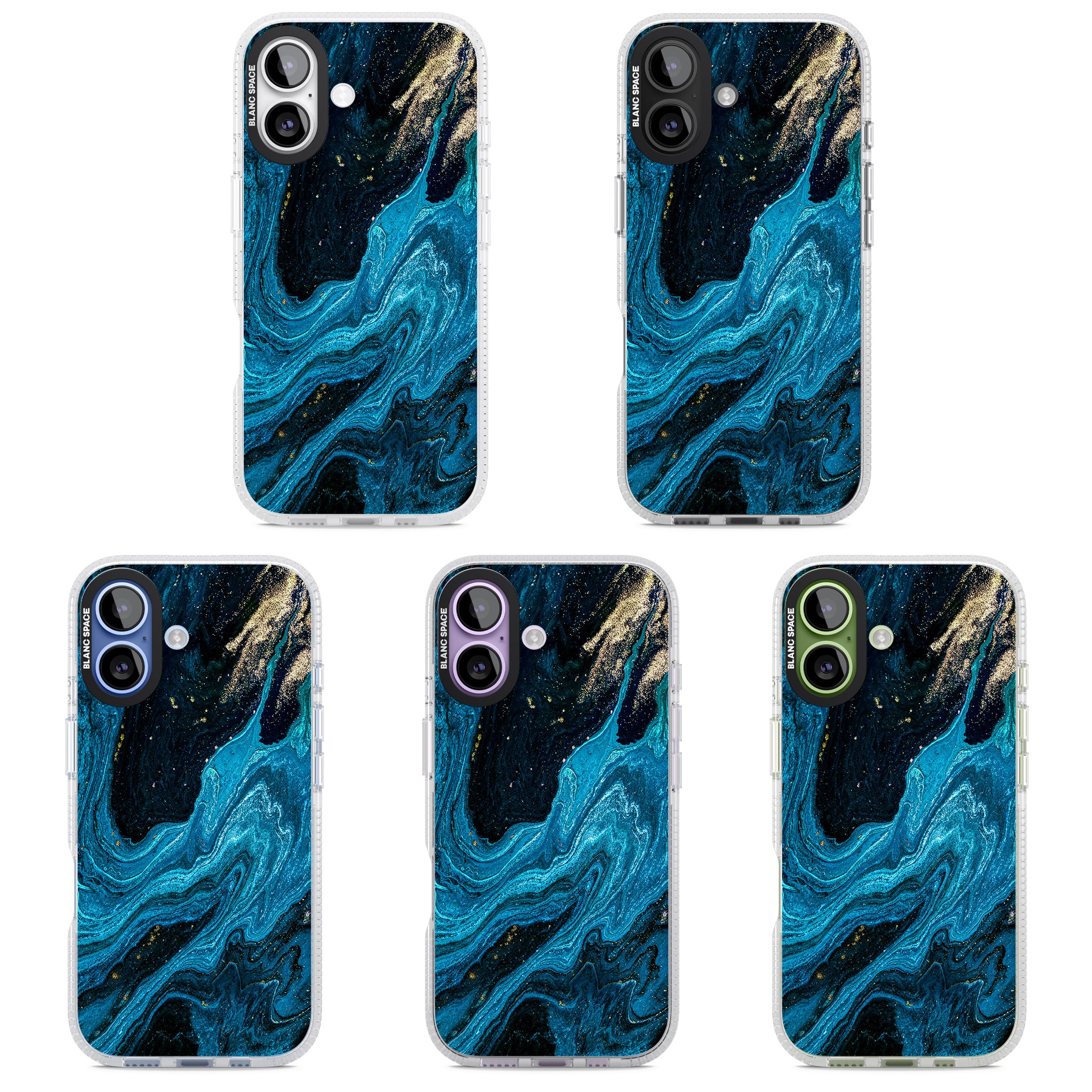 Saphire Lagoon iPhone 17 Impact Air Clear Phone Case APT Impact Protection