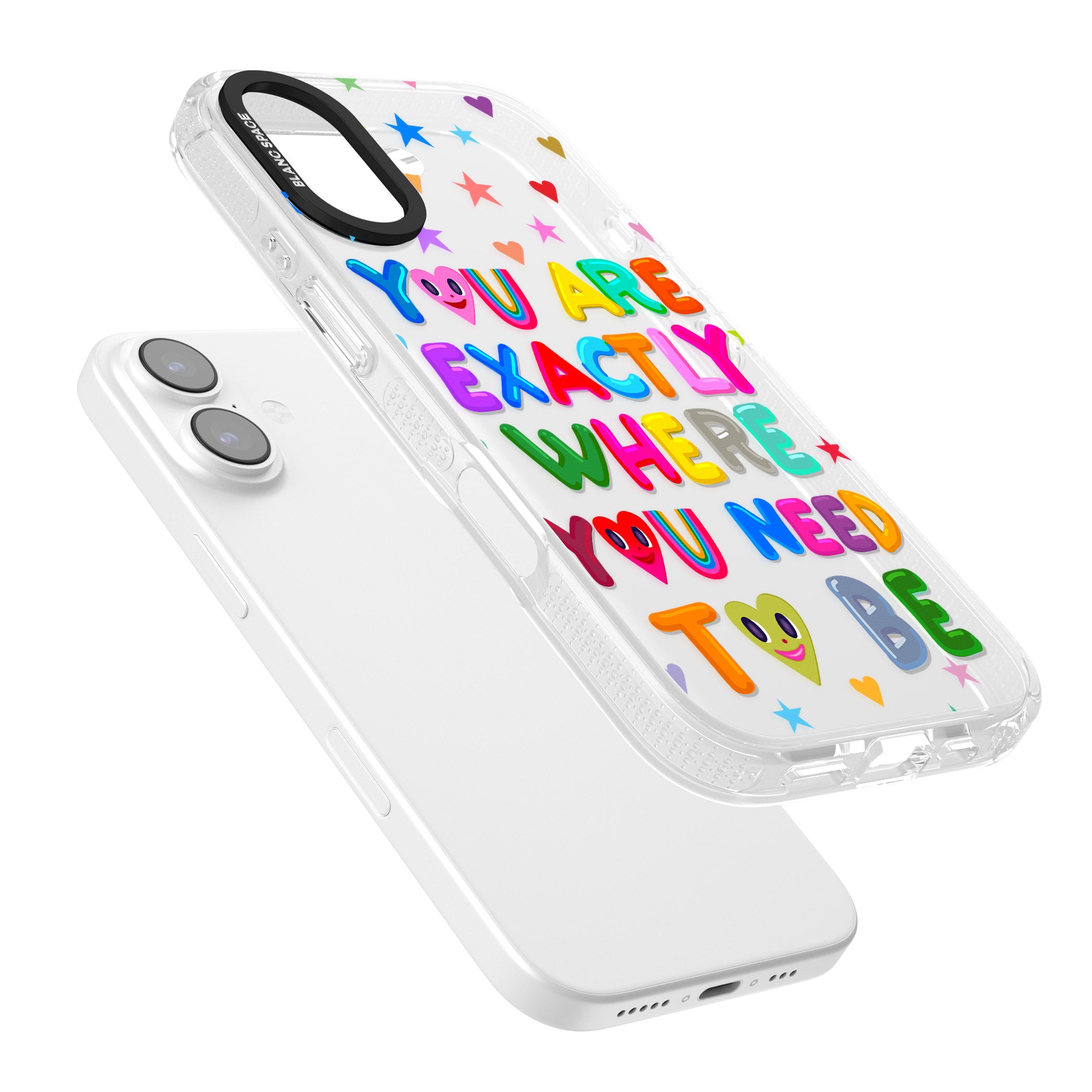 Exactly Where You Need To Be iPhone 17 Impact Air Clear Phone Case Colours