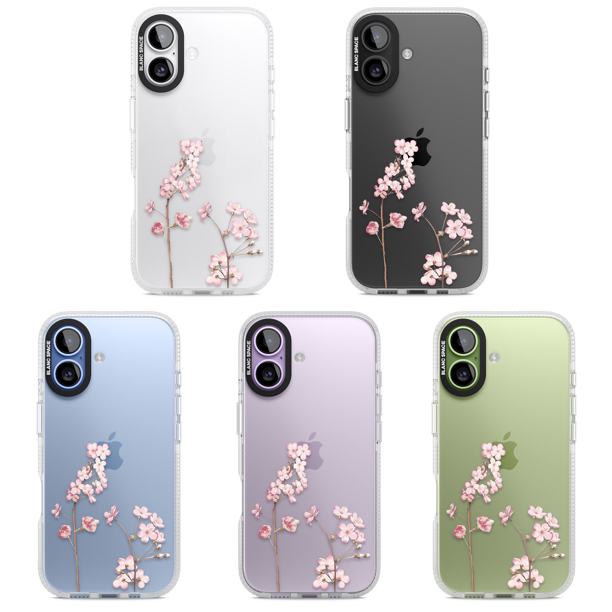 Blossom Flower iPhone 17 Impact Air Clear Phone Case APT Impact Protection