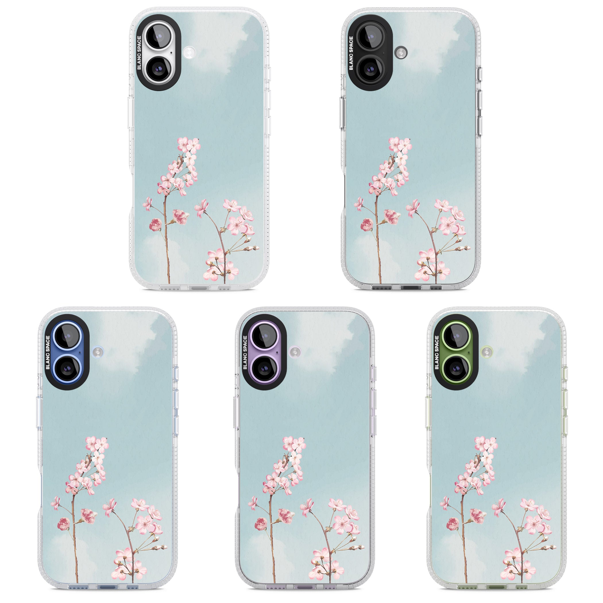 Blossom Flower Sky iPhone 17 Impact Air Clear Phone Case APT Impact Protection