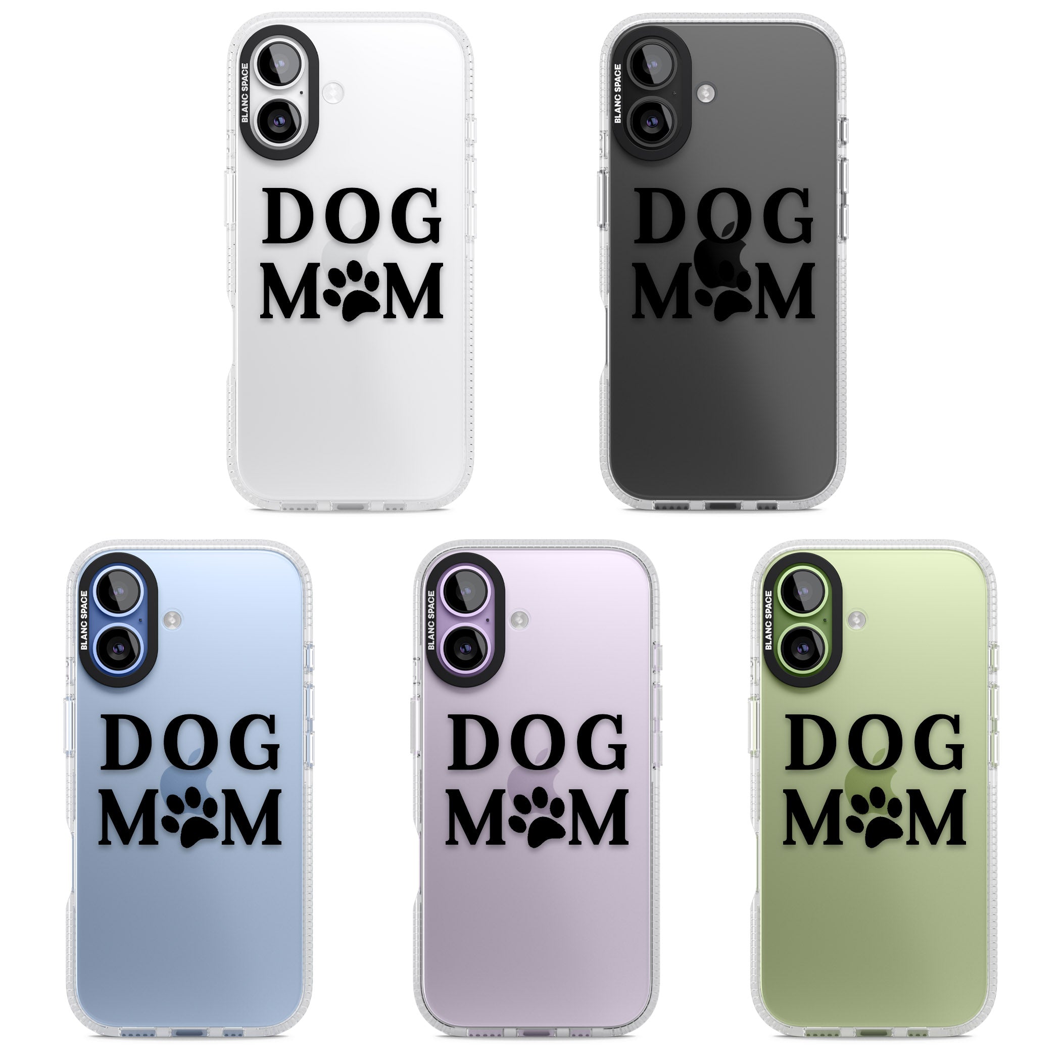 Dog Mom iPhone 17 Impact Air Clear Phone Case APT Impact Protection