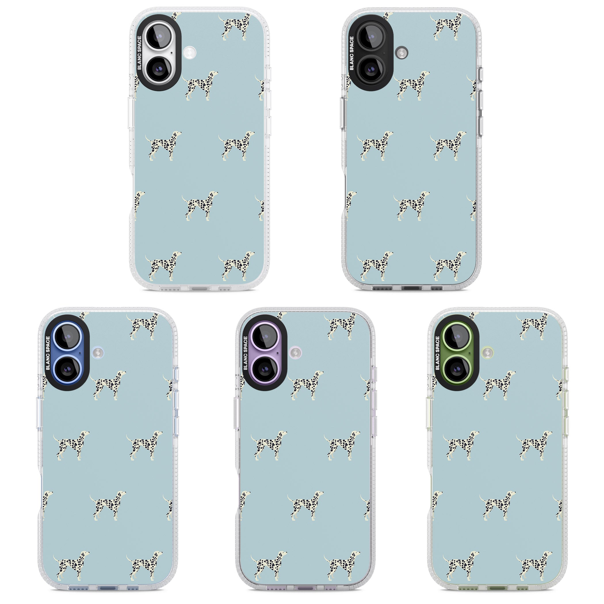 Dalmatian Pattern iPhone 17 Impact Air Clear Phone Case APT Impact Protection