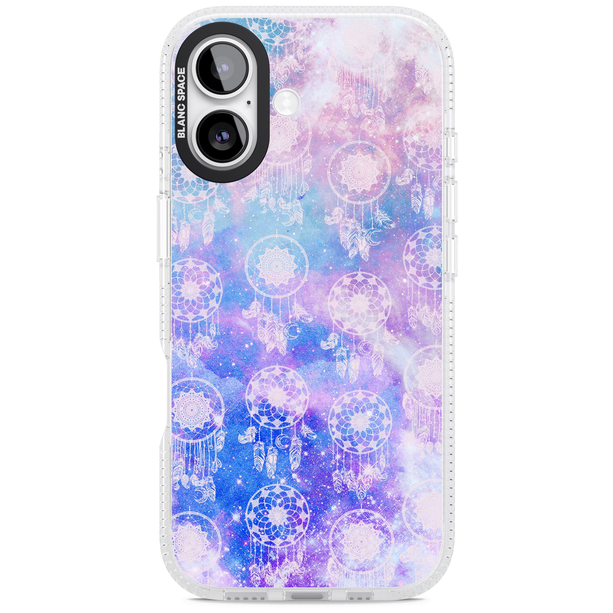 Dreamcatcher Galaxy Tie Dye iPhone 17 Impact Air Clear Phone Case