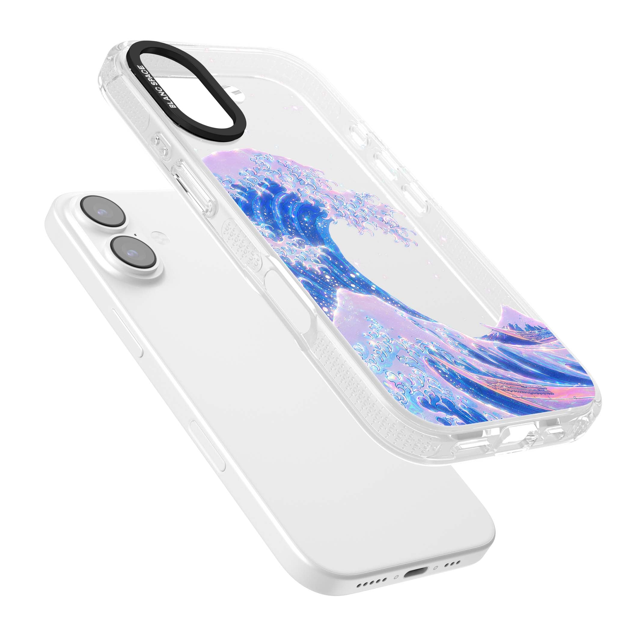 The Great Wave In Opal japanese iPhone case | Clear Case Impact Air case for iPhone 17