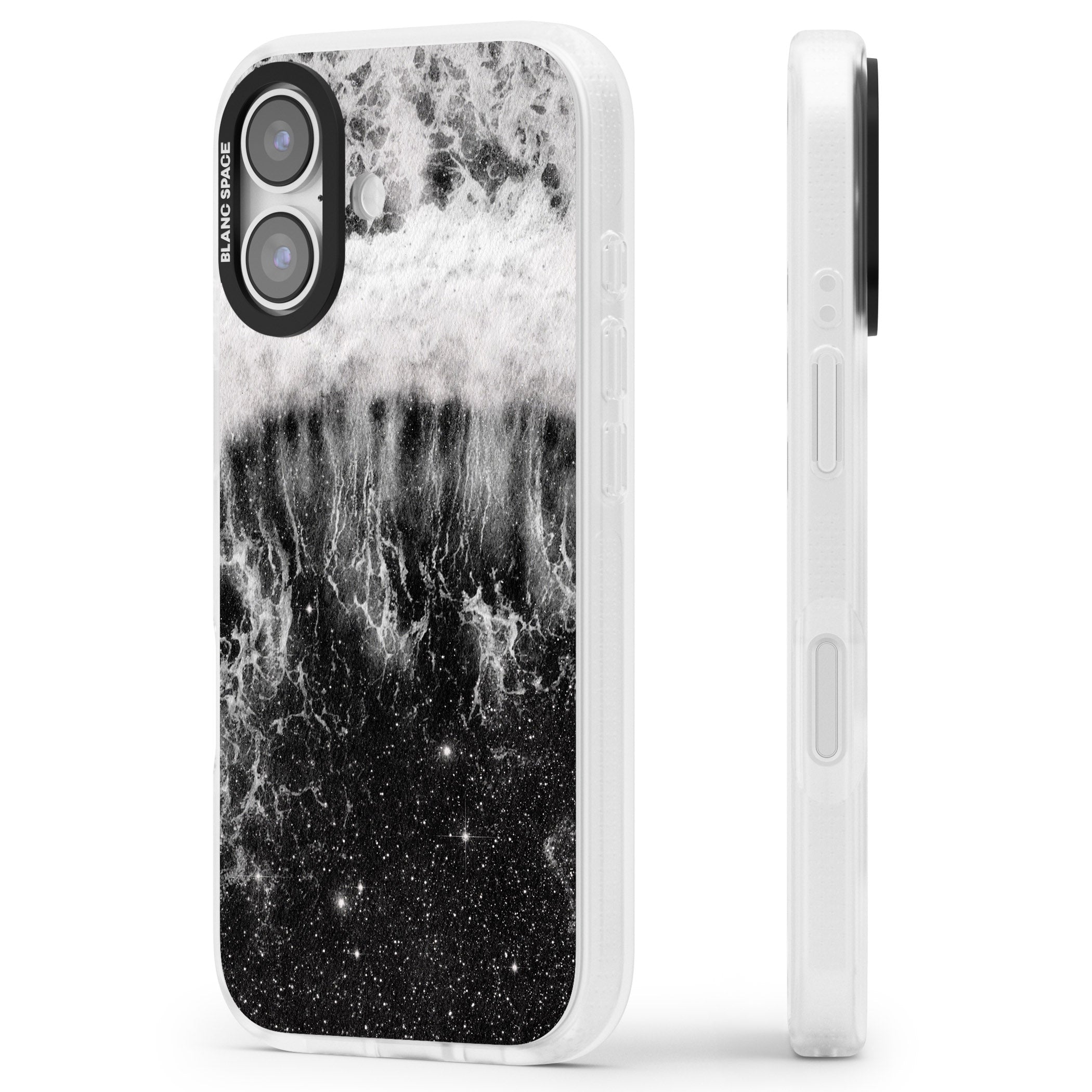 Deep Wave iPhone 17 Impact Air Clear Phone Case Side Profile