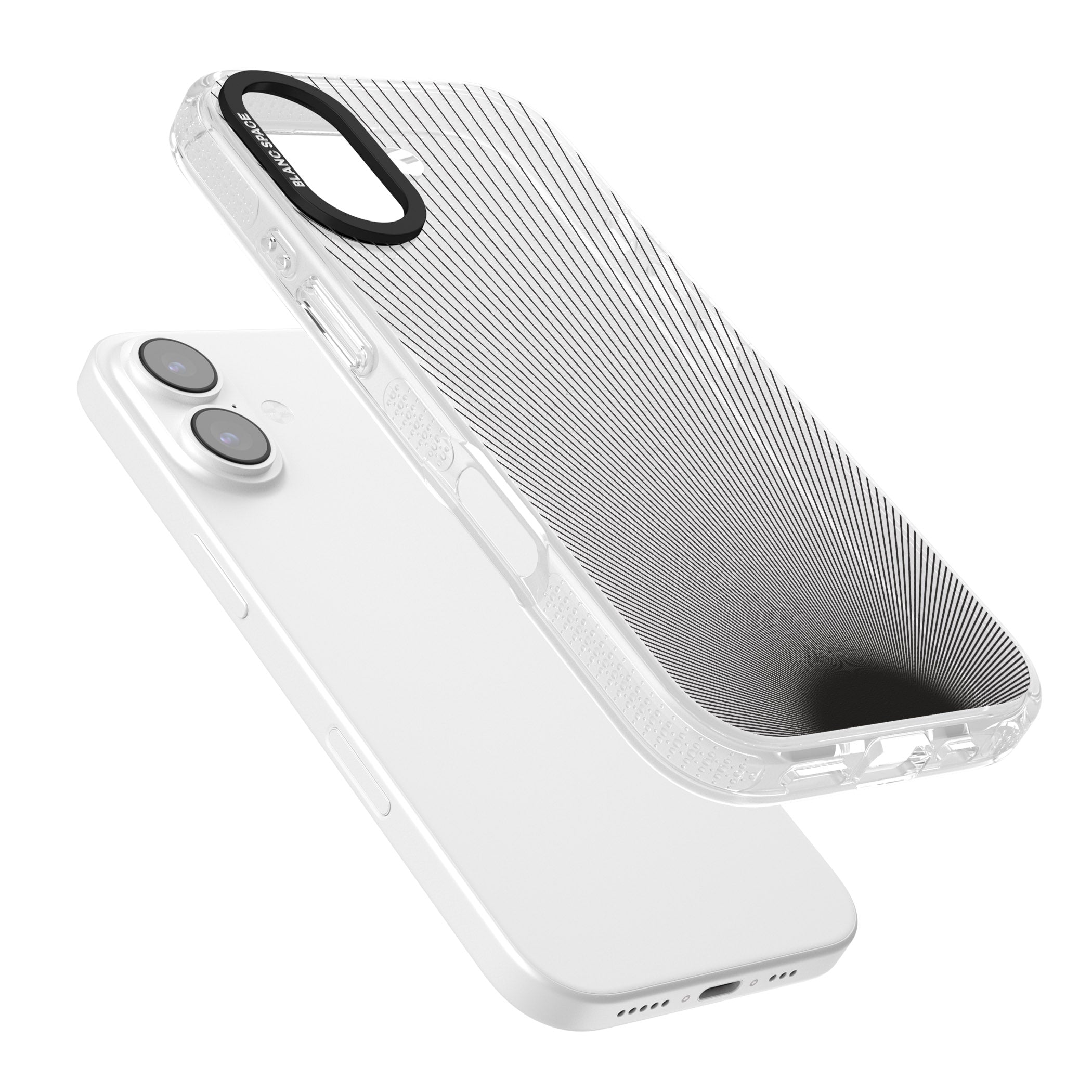 Linear Sunburst iPhone 17 Impact Air Clear Phone Case Colours