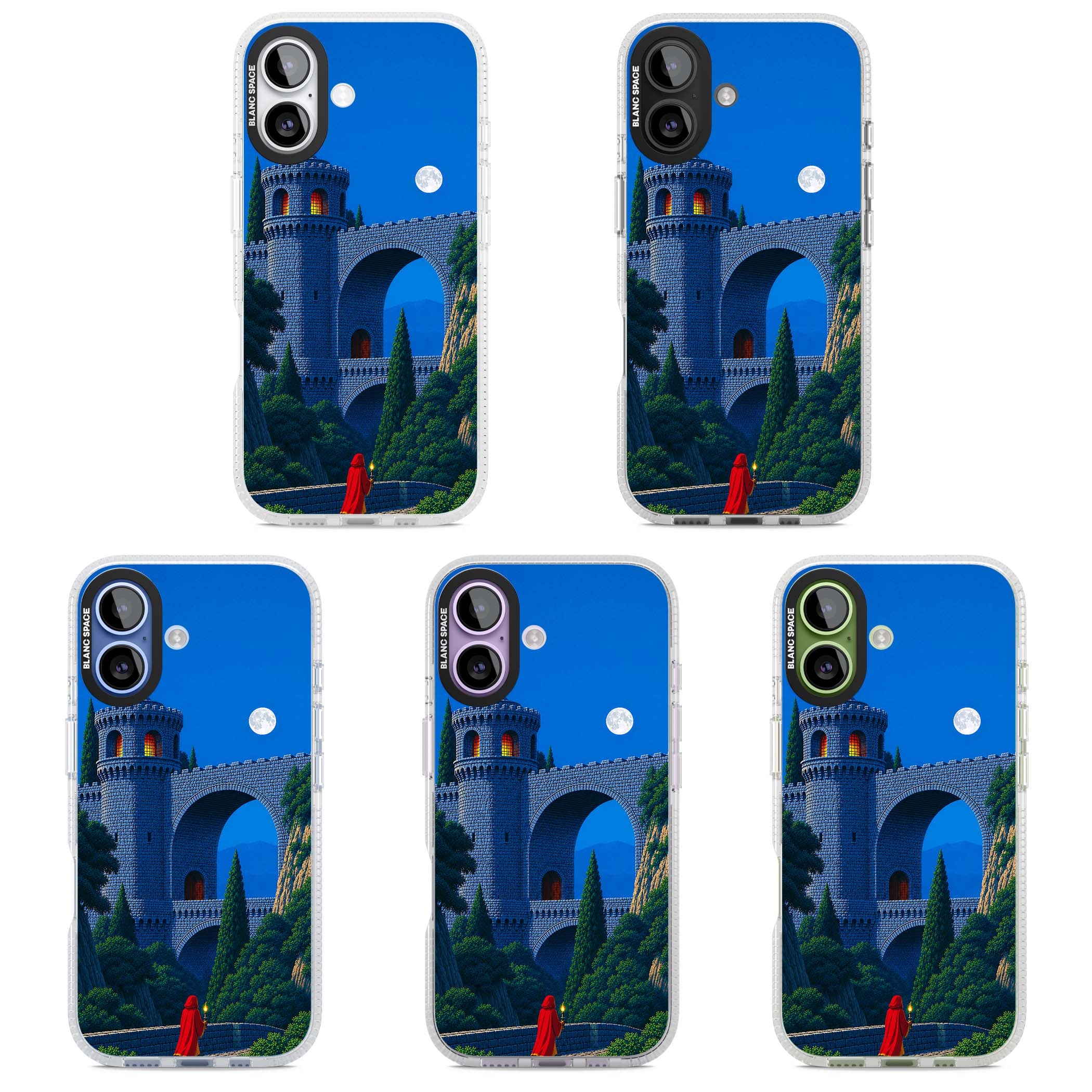 Castle Walls art iPhone case | Clear Case Impact Air case for iPhone 17