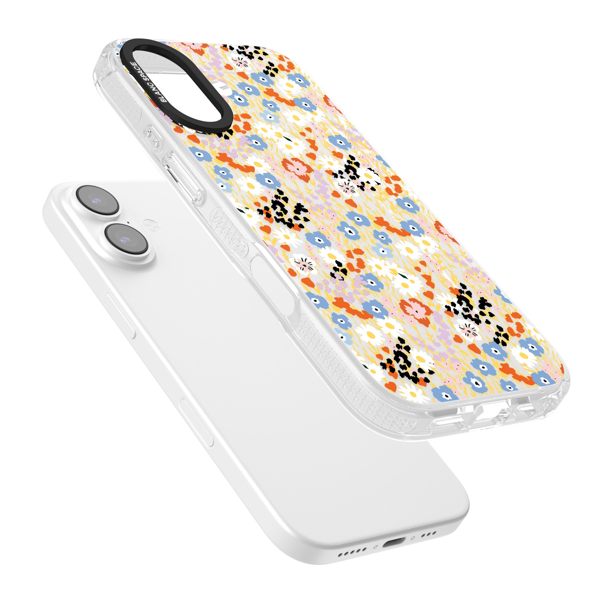 Floral Delight: Vibrant Blooms iPhone 17 Impact Air Clear Phone Case Colours