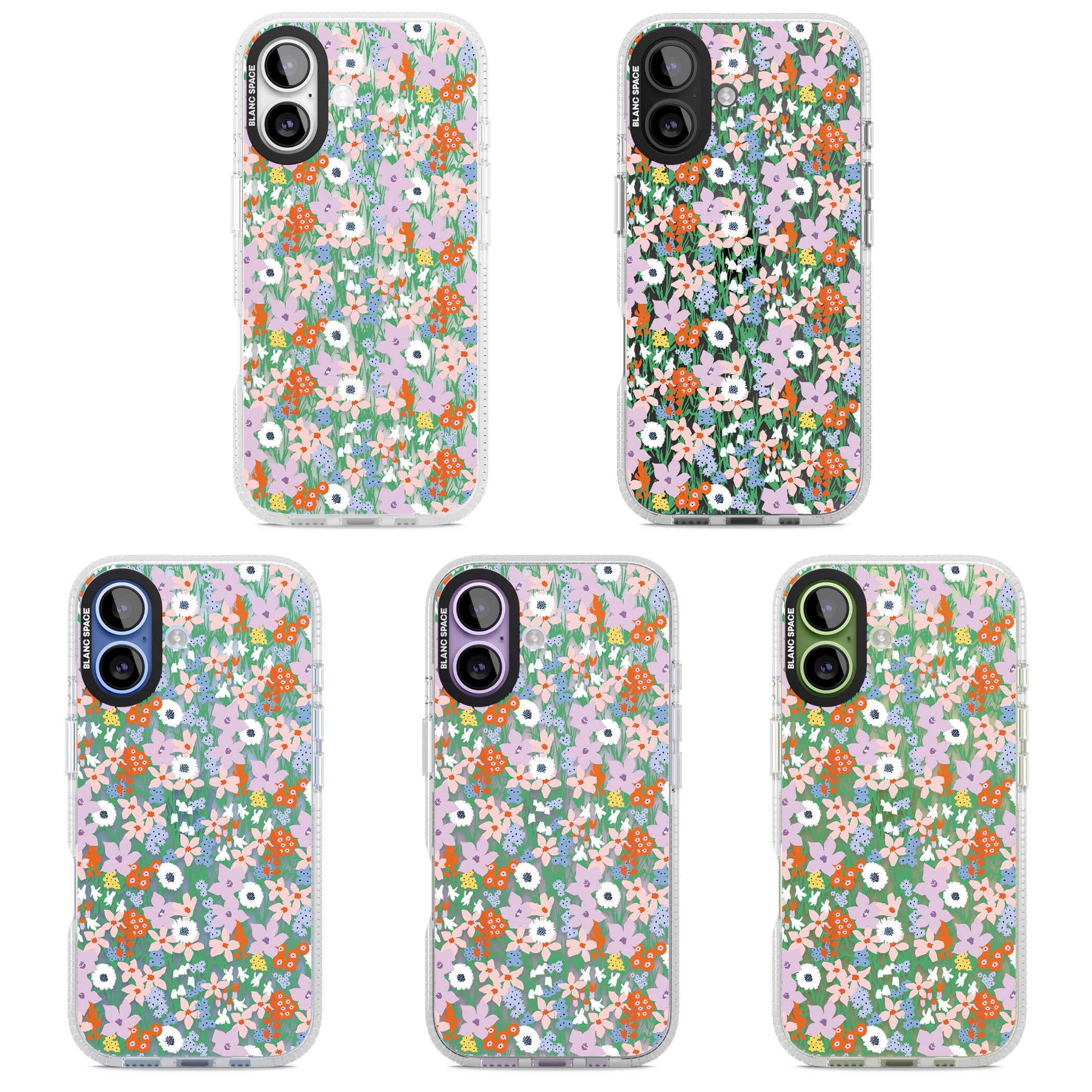Floral Bloom Jazzy iPhone 17 Impact Air Clear Phone Case APT Impact Protection