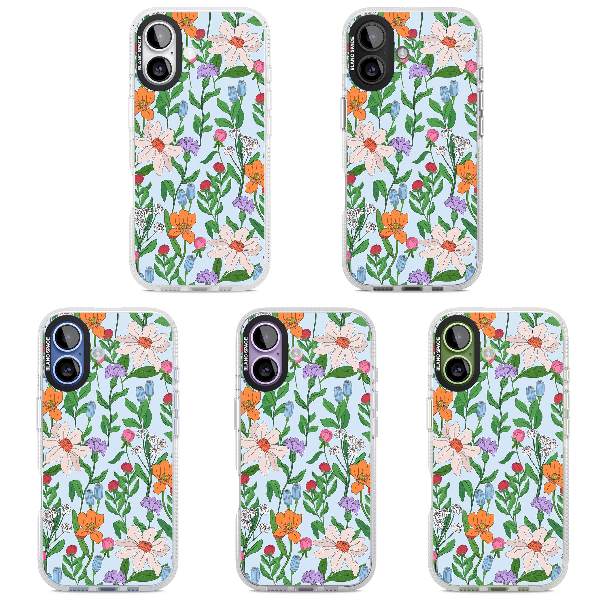 Full Bloom Background iPhone 17 Impact Air Clear Phone Case APT Impact Protection