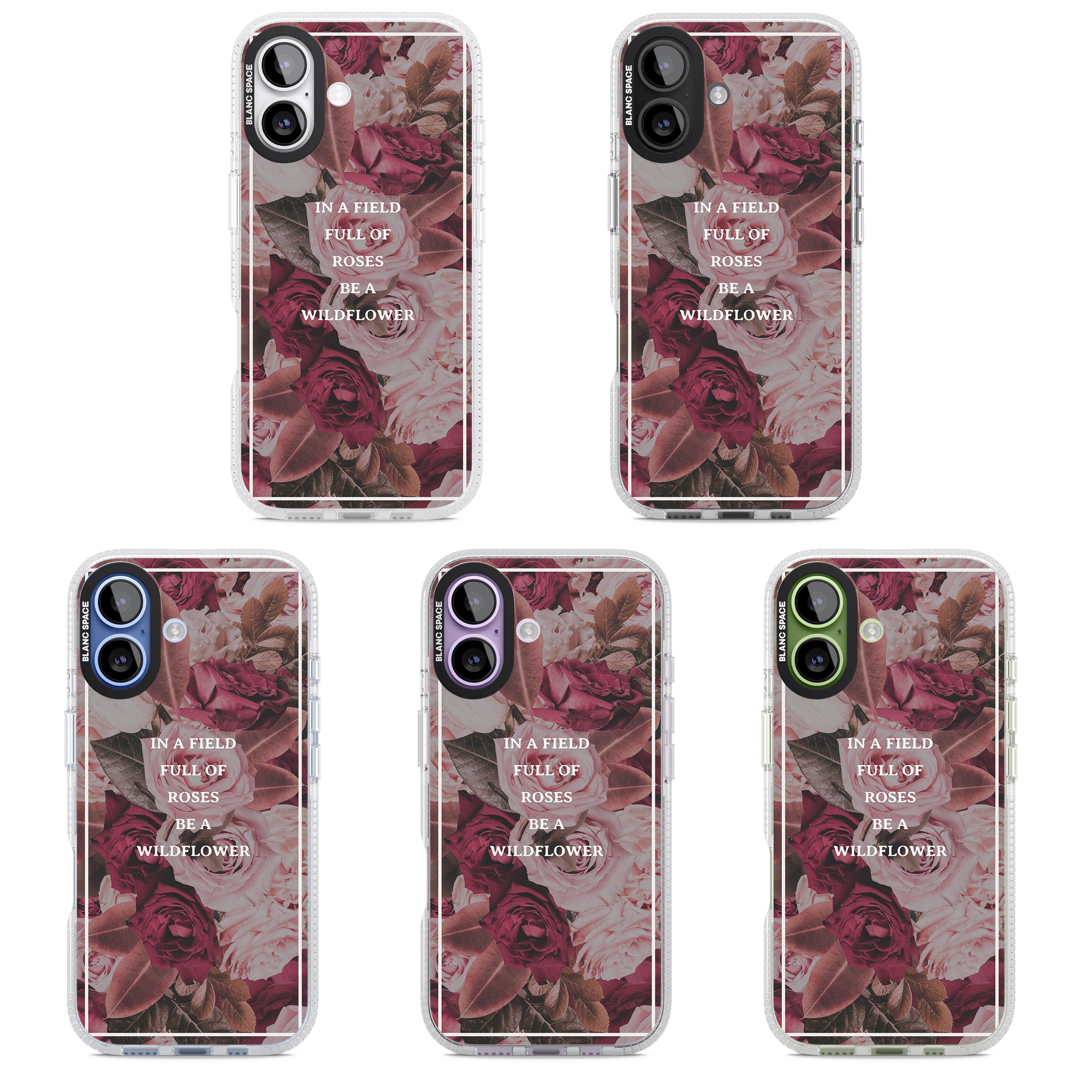 Wildflower Floral Quote iPhone 17 Impact Air Clear Phone Case APT Impact Protection
