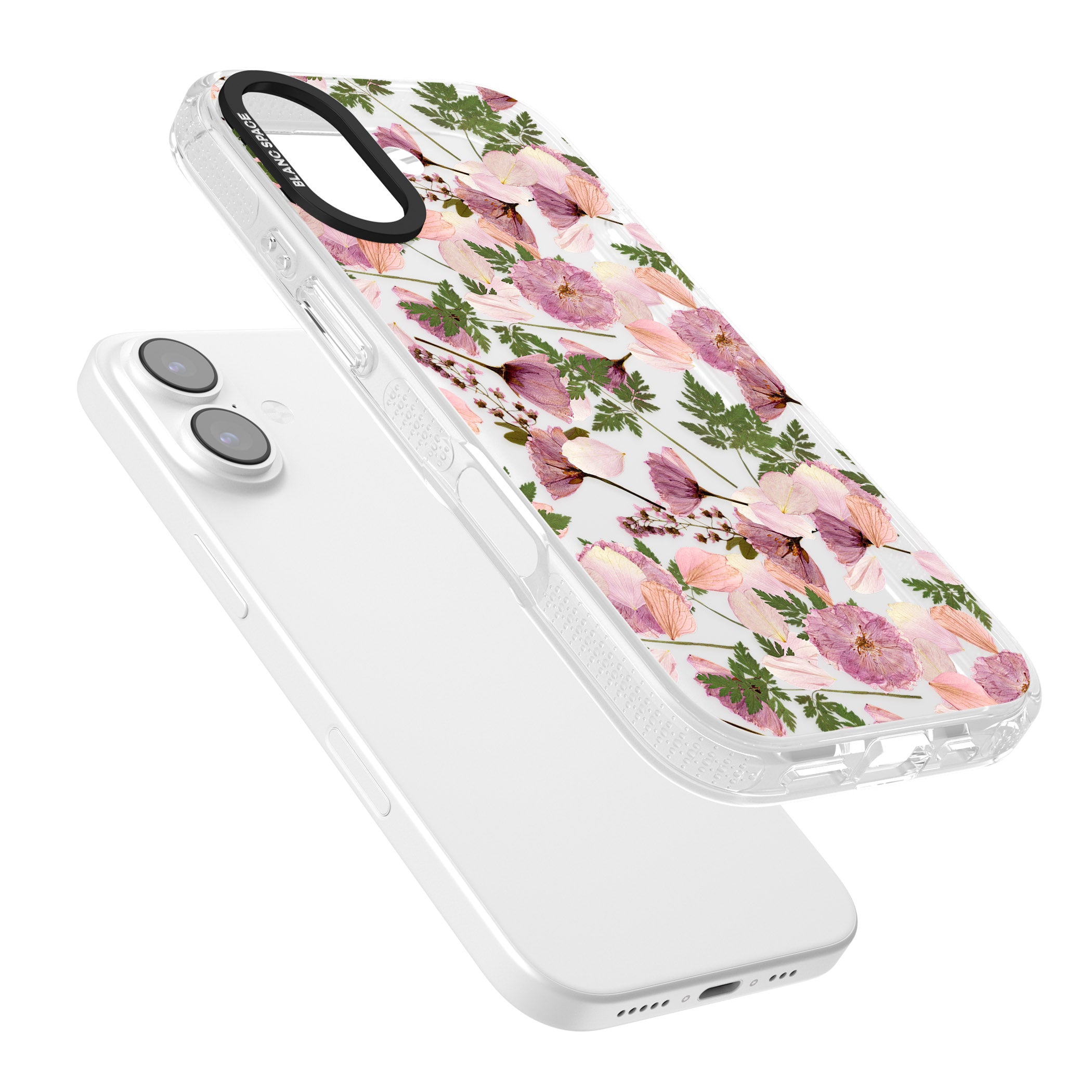 Pink Floral Appreciation iPhone 17 Impact Air Clear Phone Case Colours